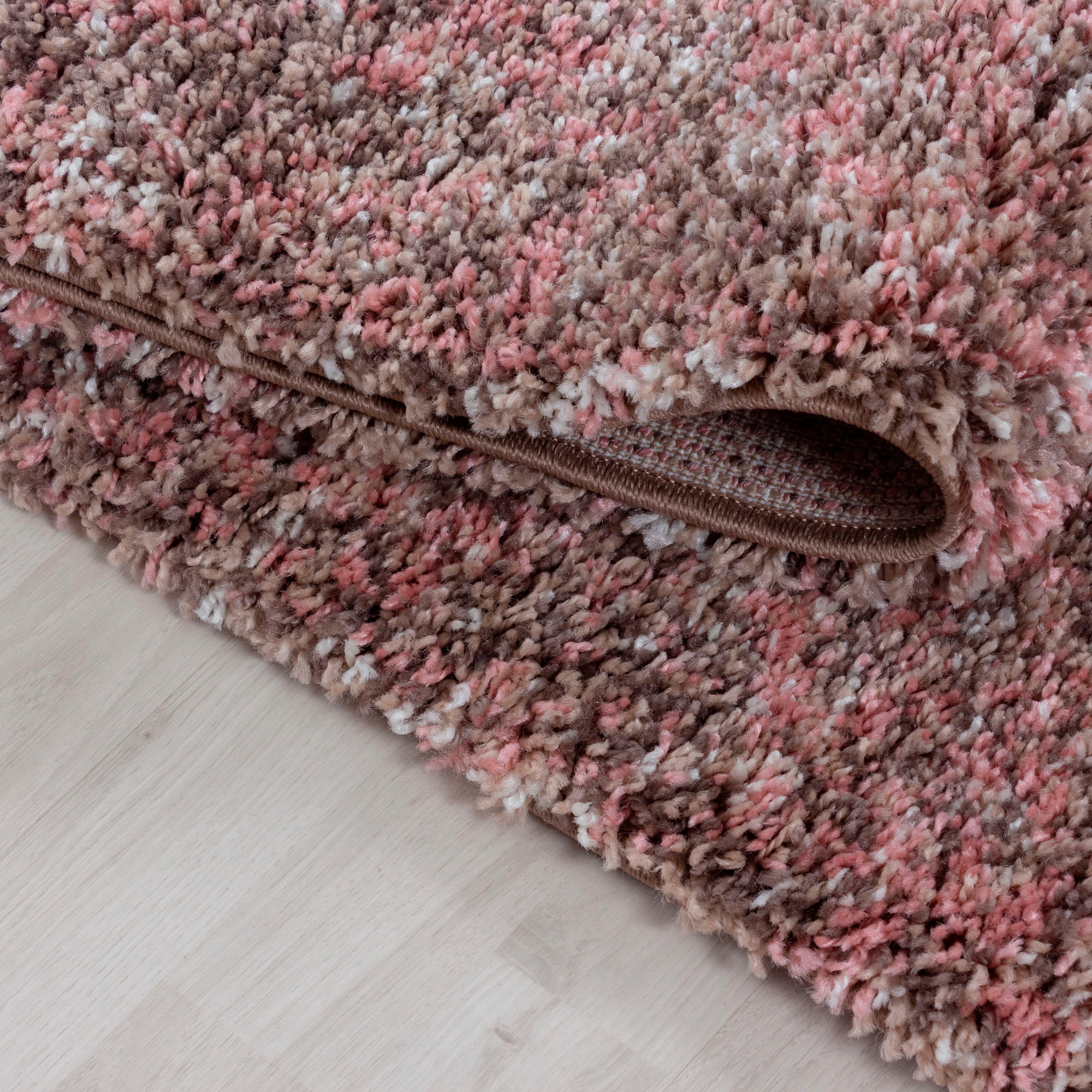 Ayyildiz Teppiche Hochflor-Teppich »Enjoy Shaggy«, rund, 50 mm Höhe, melierter Langflor, Wohnzimmer