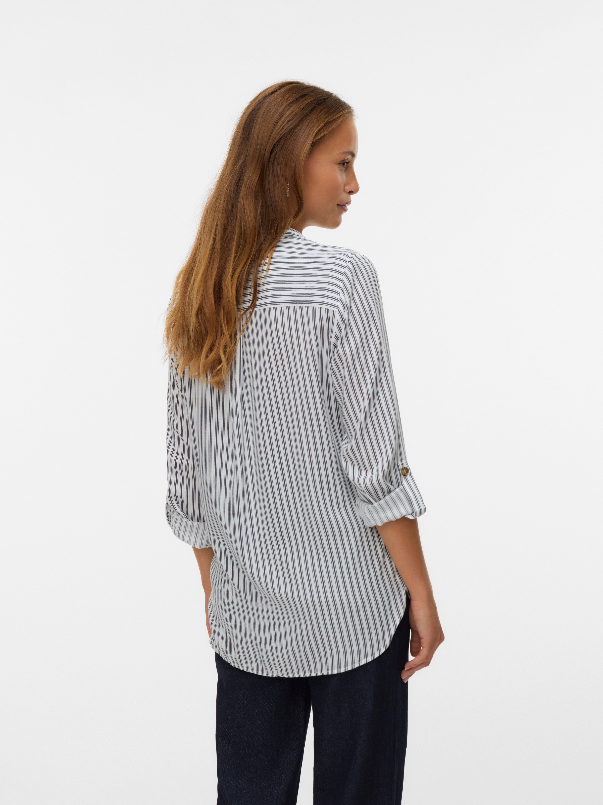 Vero Moda Hemdbluse "VMBUMPY L/S SHIRT NEW WVN GA NOOS" Viskose, regular fi günstig online kaufen