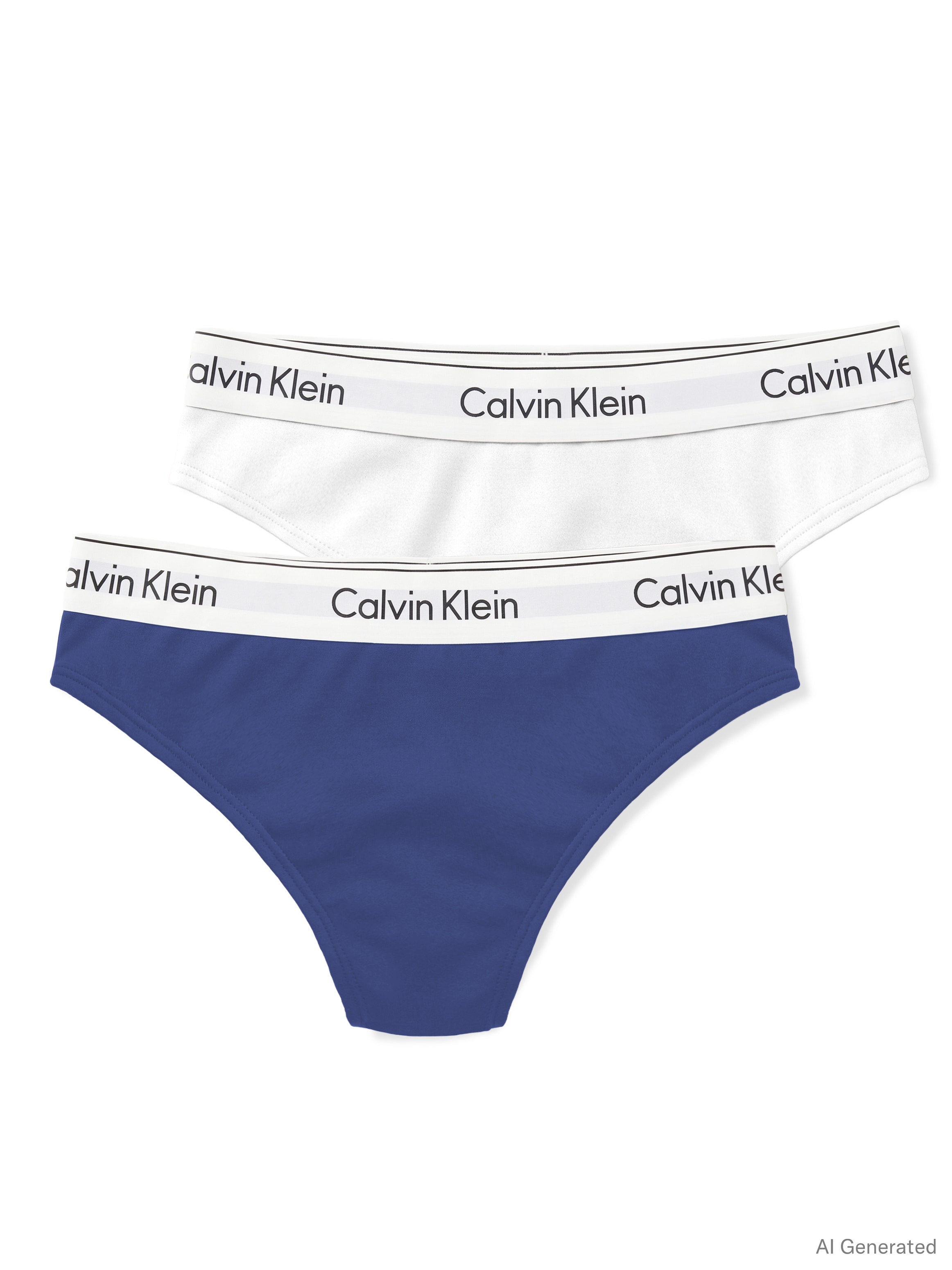 Calvin Klein Underwear "THONG 2PK" Packung, 2er-Pack, Körpernahe Passform mit elastischem Bund