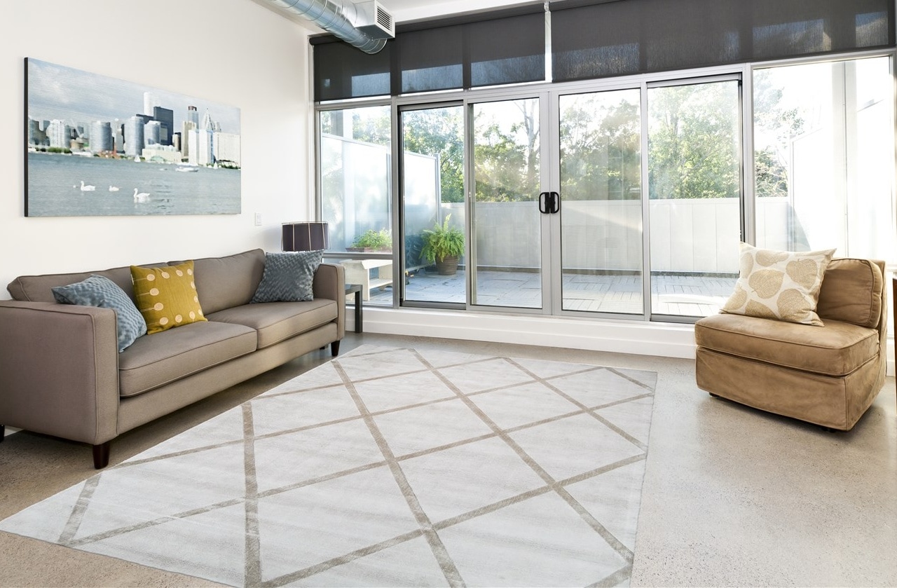 calo-deluxe Teppich »Viteox 210«, rechteckig, 13 mm Höhe, Viskose, Kurzflor, Wohnzimmer
