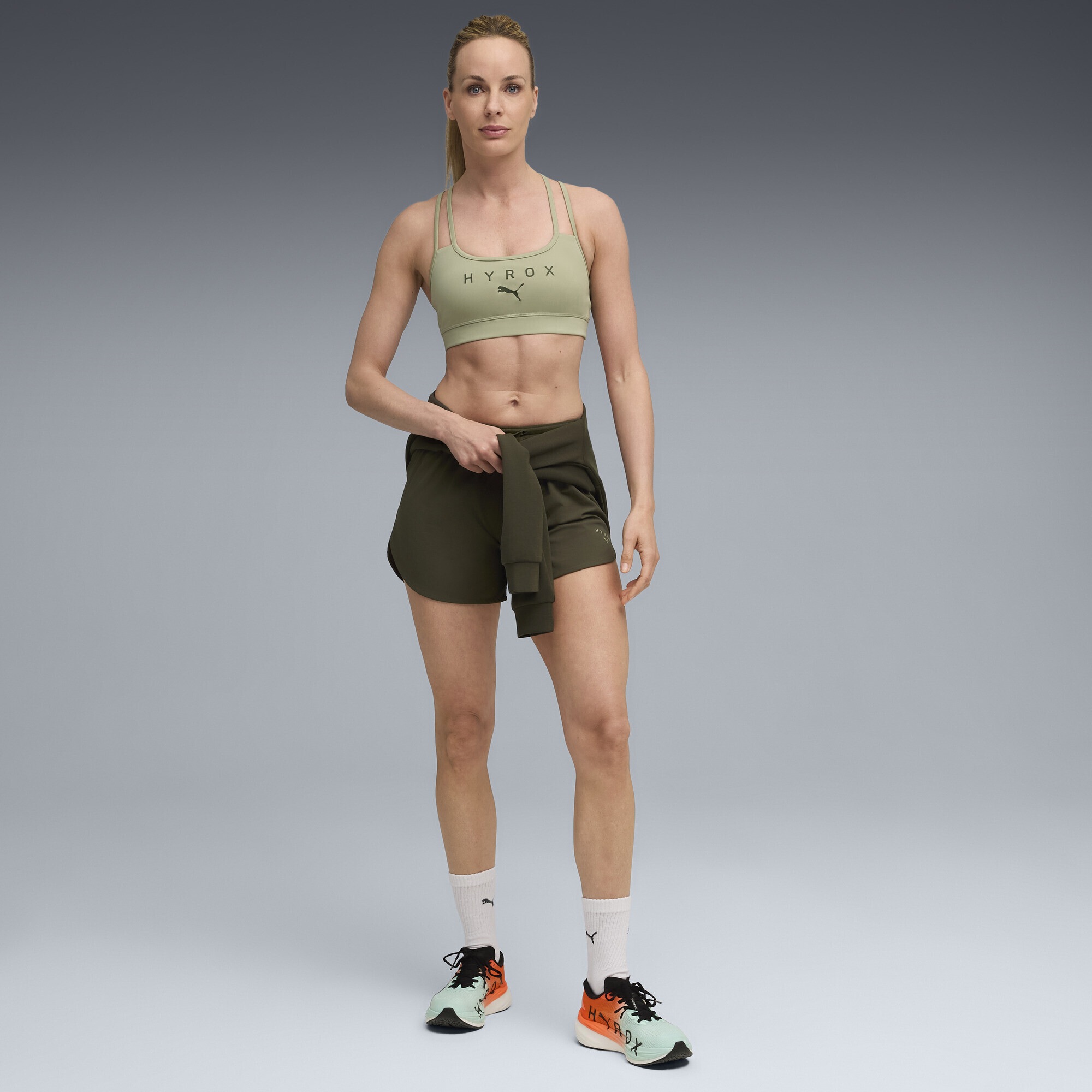 PUMA Sport-BH »PUMA x HYROX MOVE BH mit Trägerdetail Damen«