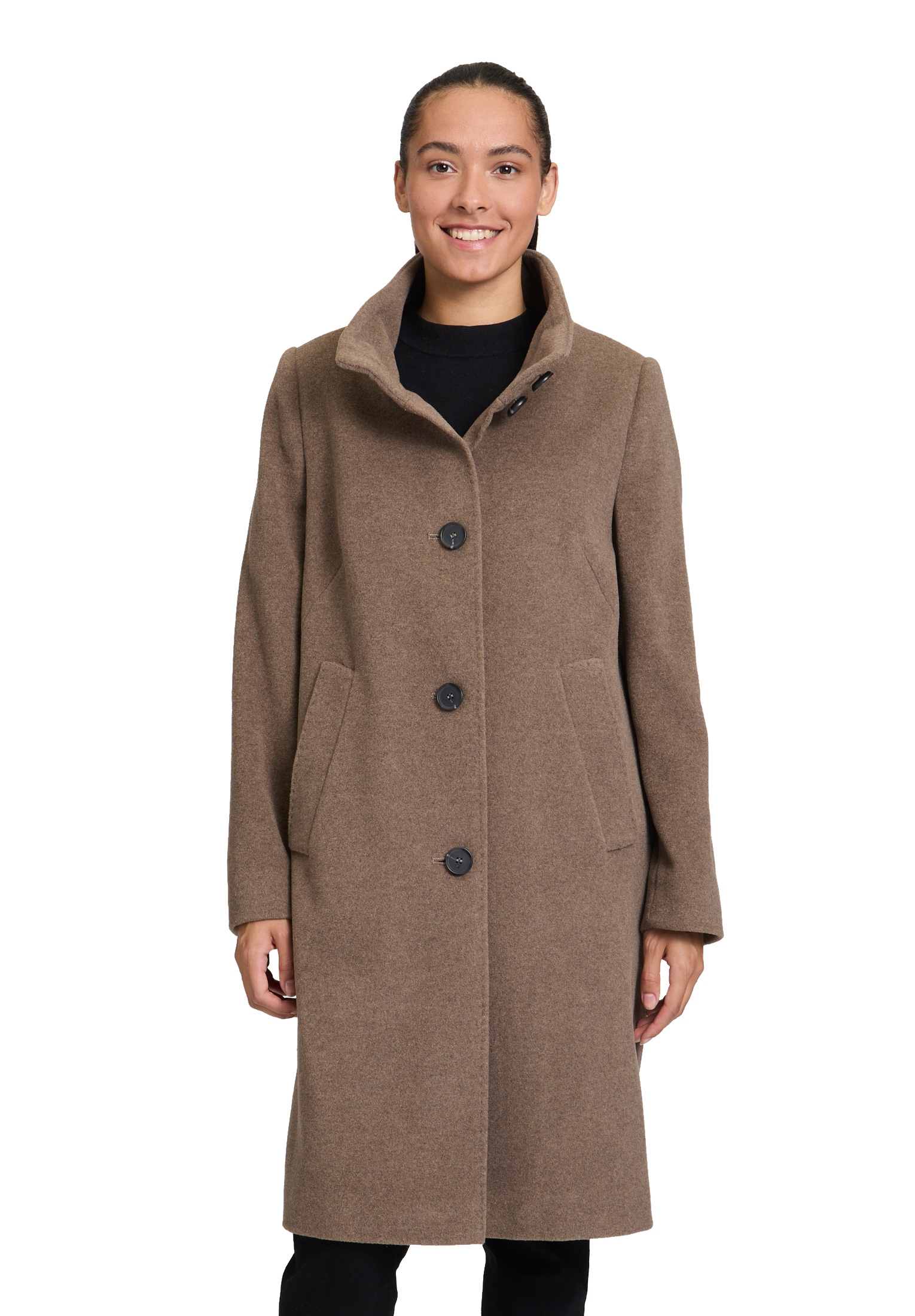 Betty Barclay Wolljacke "Betty Barclay Damen Wollmantel mit Kragen" günstig online kaufen