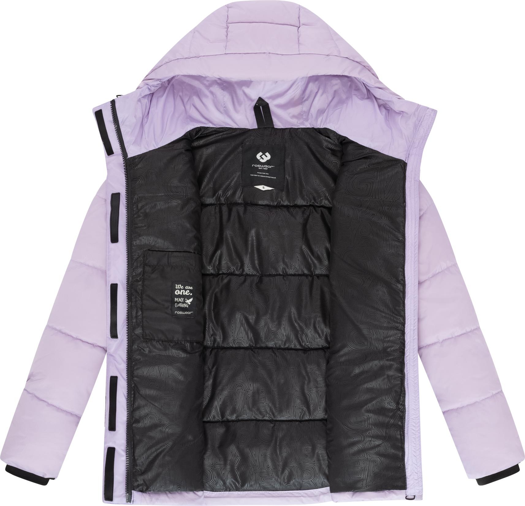 Ragwear Anorak »Wikesh«, mit Kapuze, stylische Winter Steppjacke mit Colourblocking