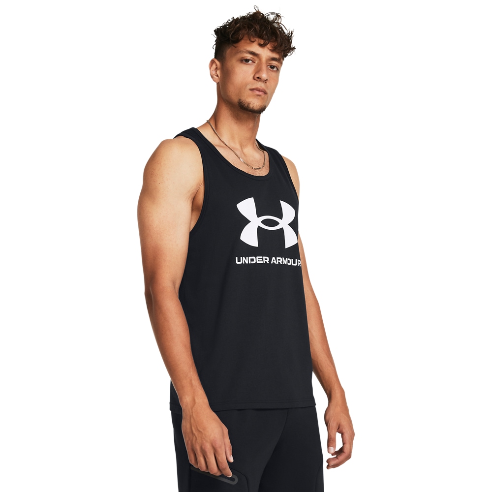 Under Armour Trainingstop "UA Sportstyle Tanktop mit Logo" leichtes Materia günstig online kaufen