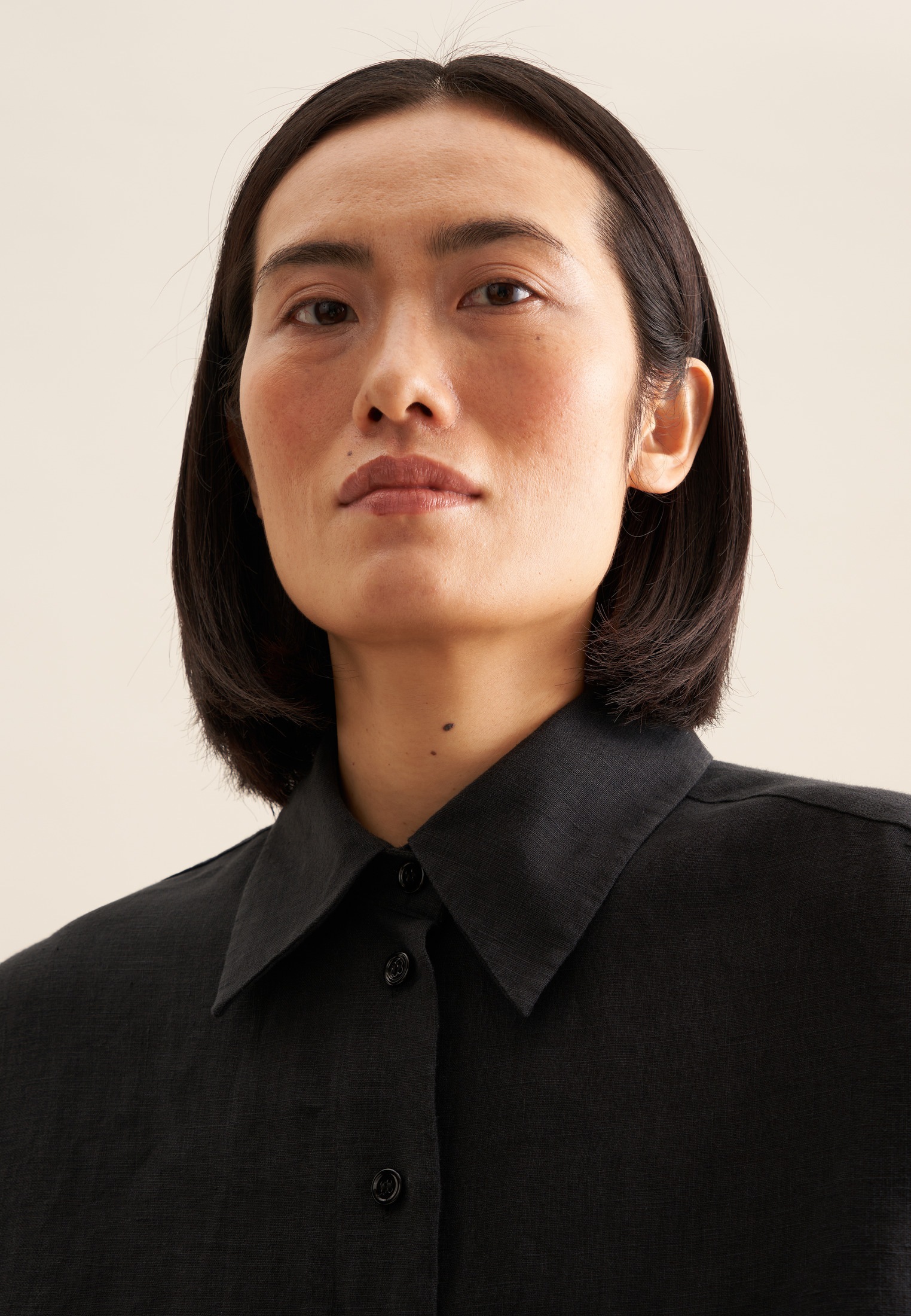 seidensticker Longbluse »Schwarze Rose« 1/1 Kragen Uni