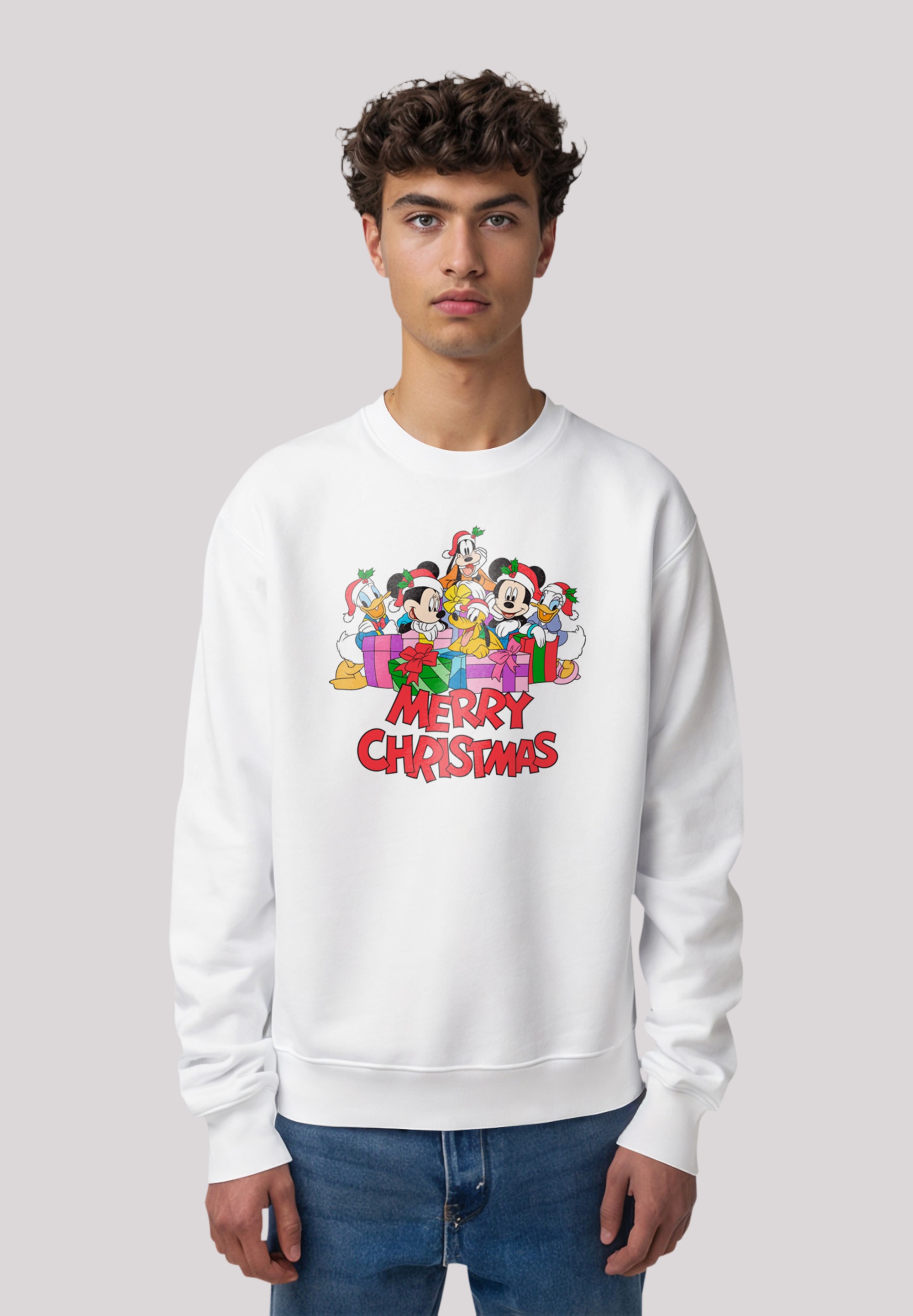 F4NT4STIC Sweatshirt »Disney Micky Maus und Friends Christmas«, Premium Qualität