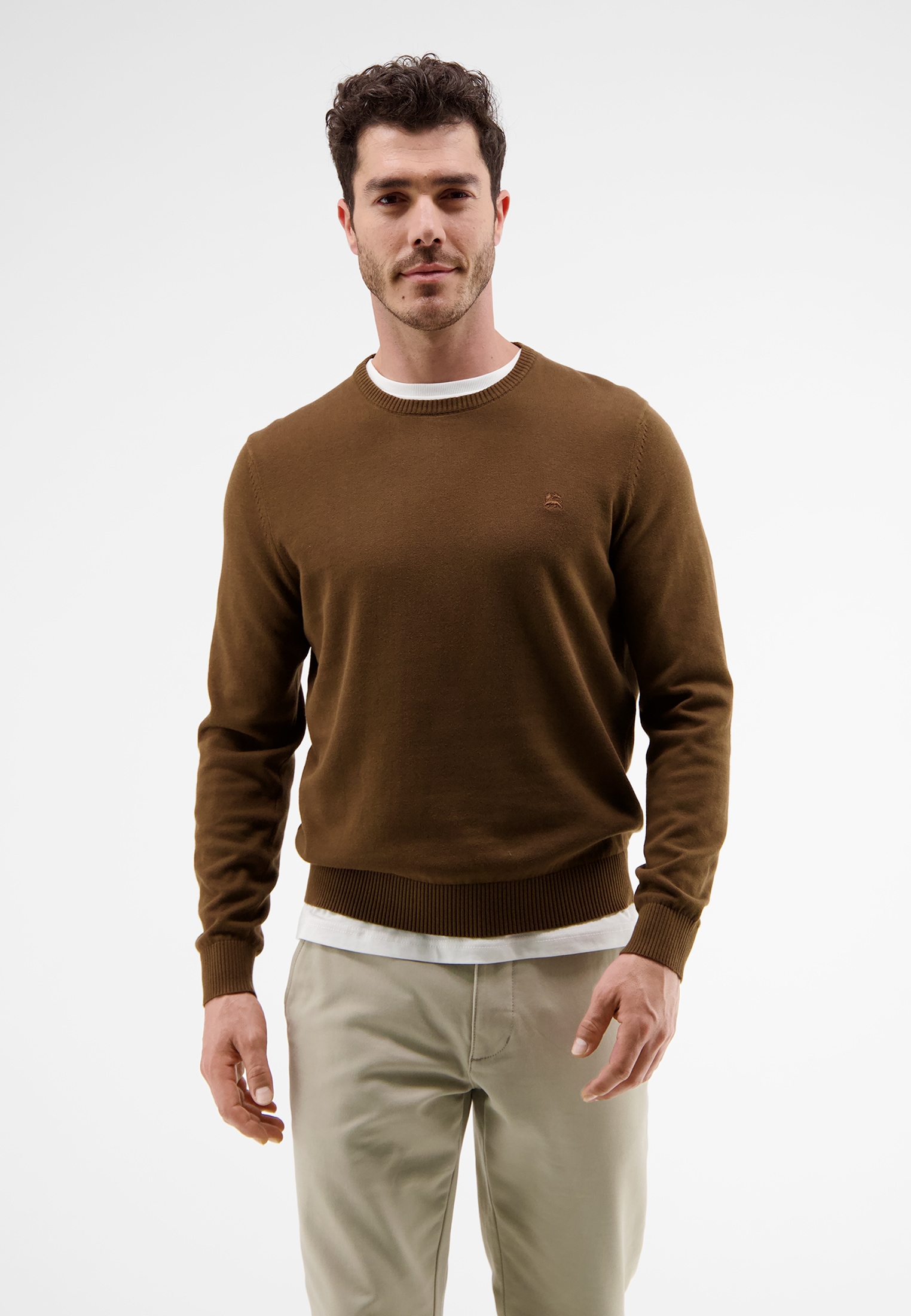 LERROS Strickpullover "LERROS Basic Strickpullover"