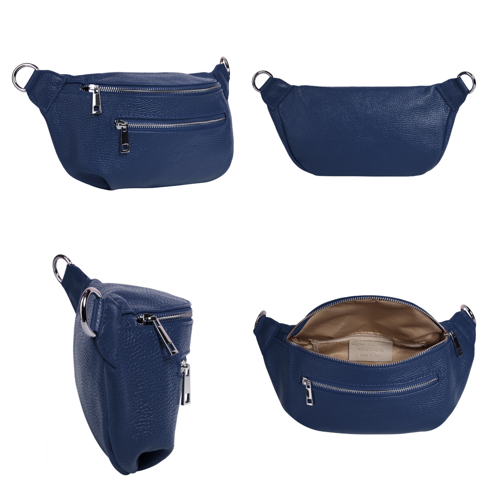 Samantha Look Gürteltasche, echt Leder, Made in Italy