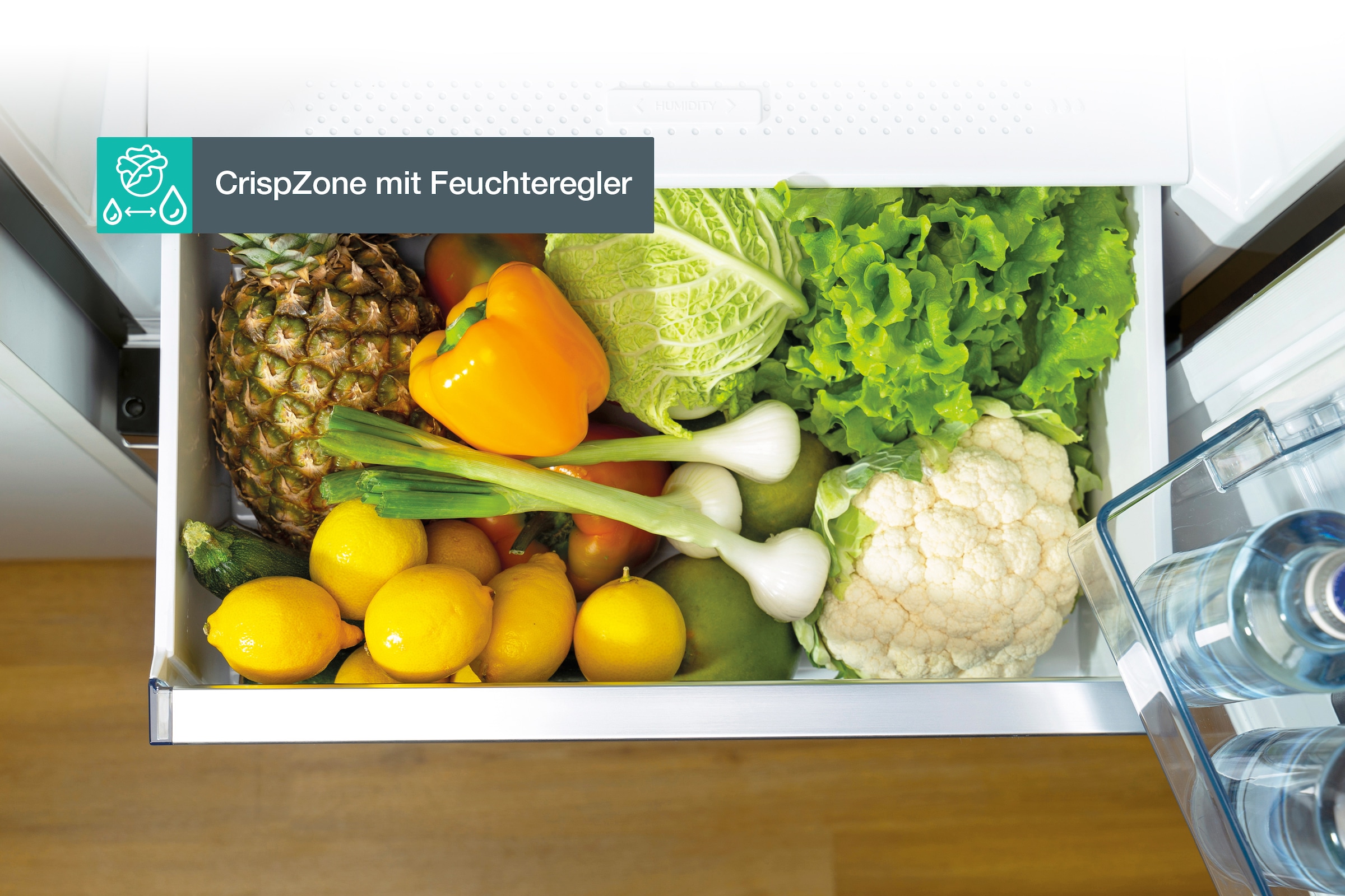 GORENJE Kühl-/Gefrierkombination »NRK620B61BX4OT«, kein Abtauen Dank NoFrostPlus, CrispZone mit Feuchteregulierung
