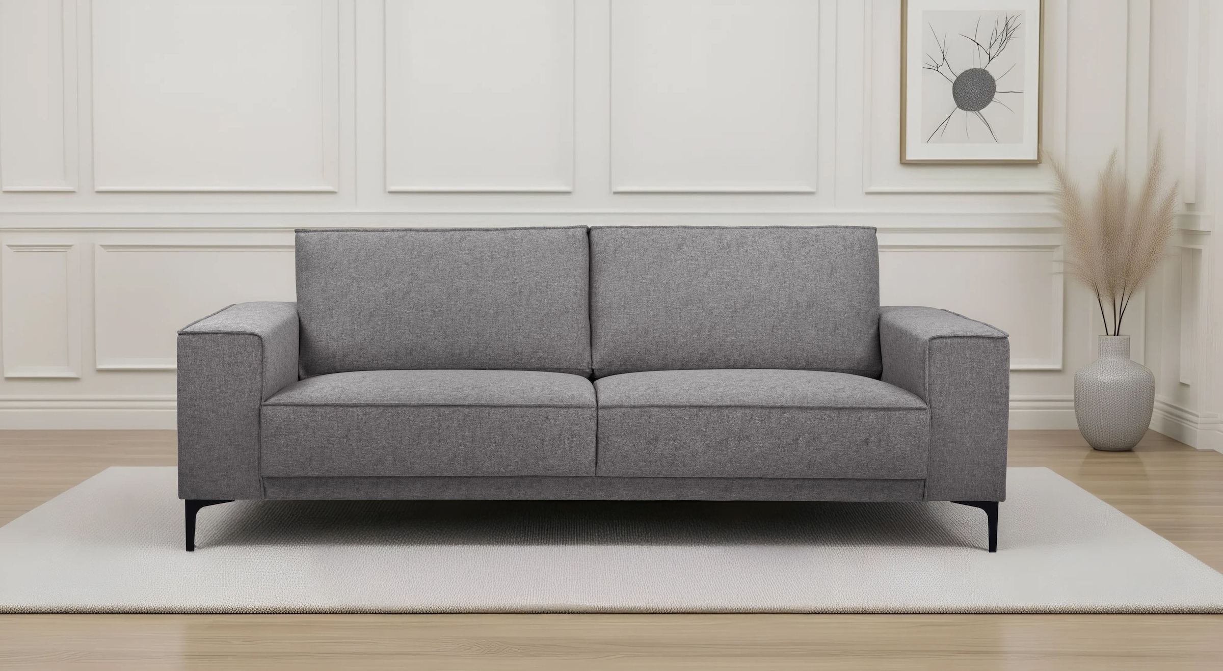 OTTO home 3-Sitzer "OLAND, B: 224 cm - Skandi-Design" 224 cm, Wellenunterfe günstig online kaufen