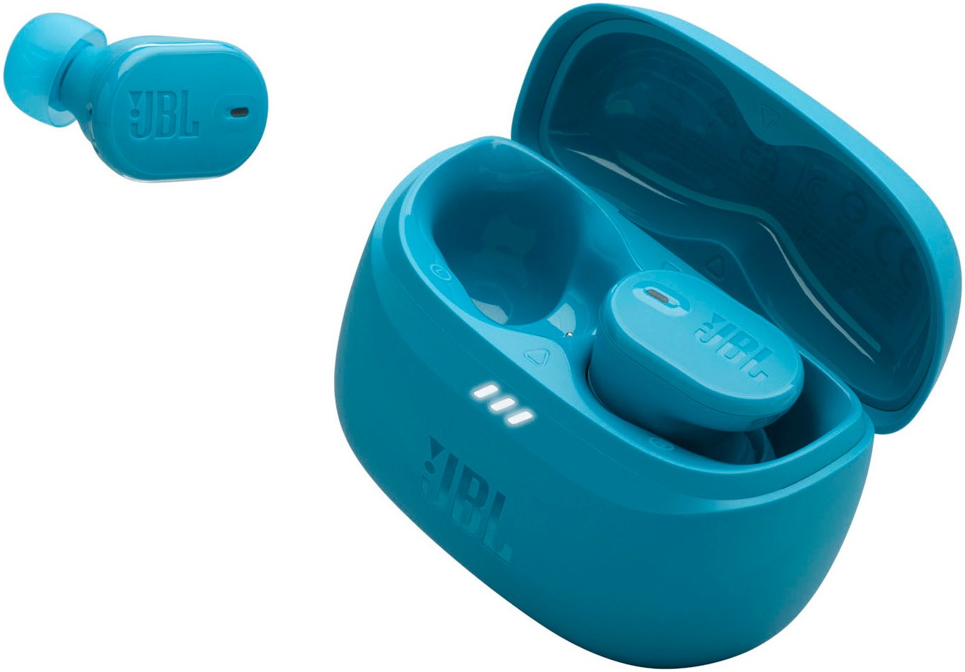 JBL wireless In-Ear-Kopfhörer "TUNE BUDS 2", blau, B:3,2cm H:16cm T:10cm, Kopfhörer - Einheitsgröße