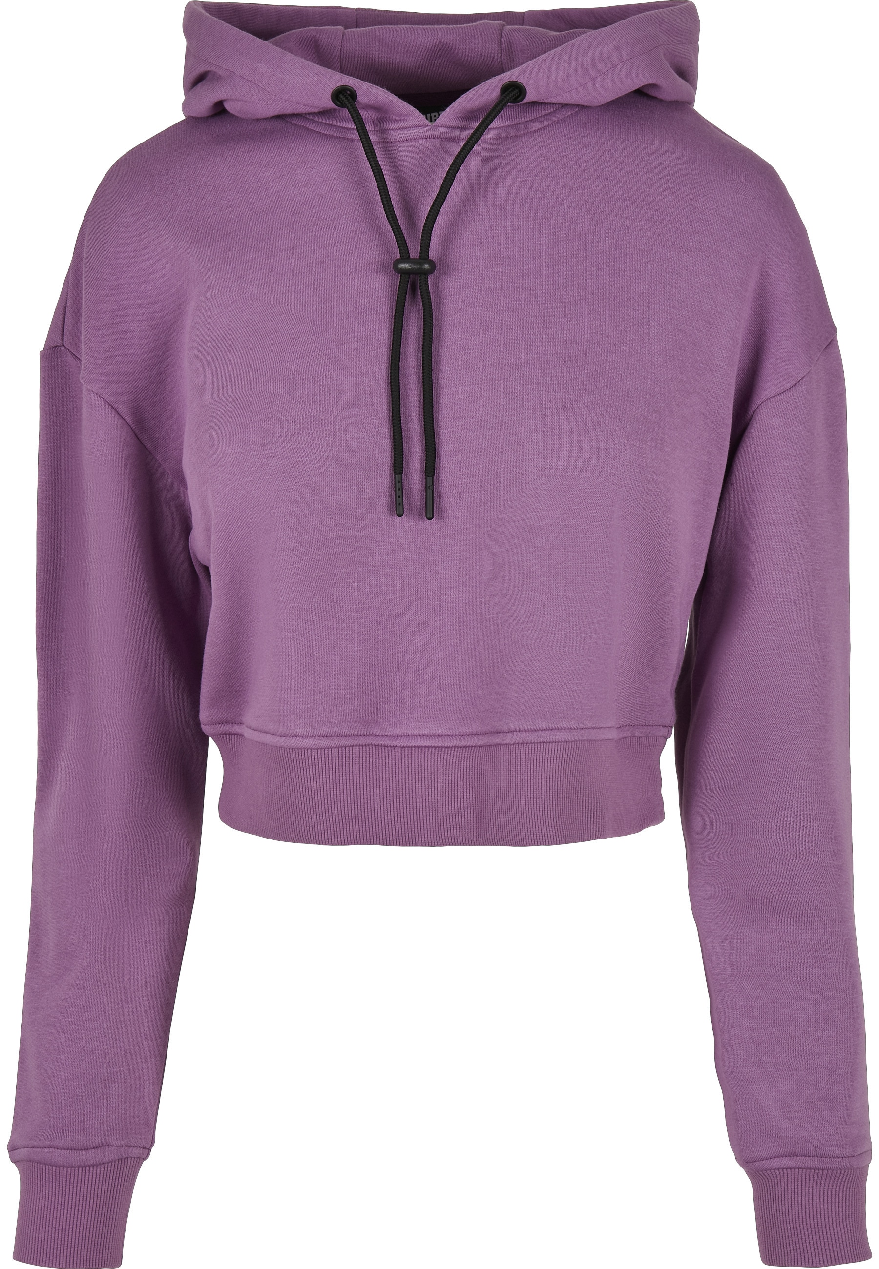 URBAN CLASSICS Rundhalspullover "Urban Classics Damen Ladies Short Terry Hoody" 1