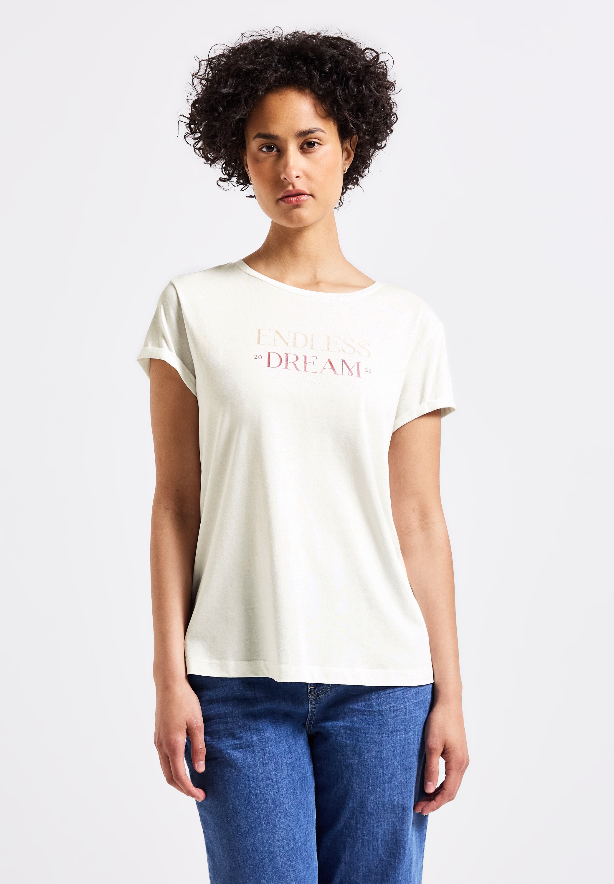 STREET ONE T-Shirt mit Rundhalsausschnitt günstig online kaufen