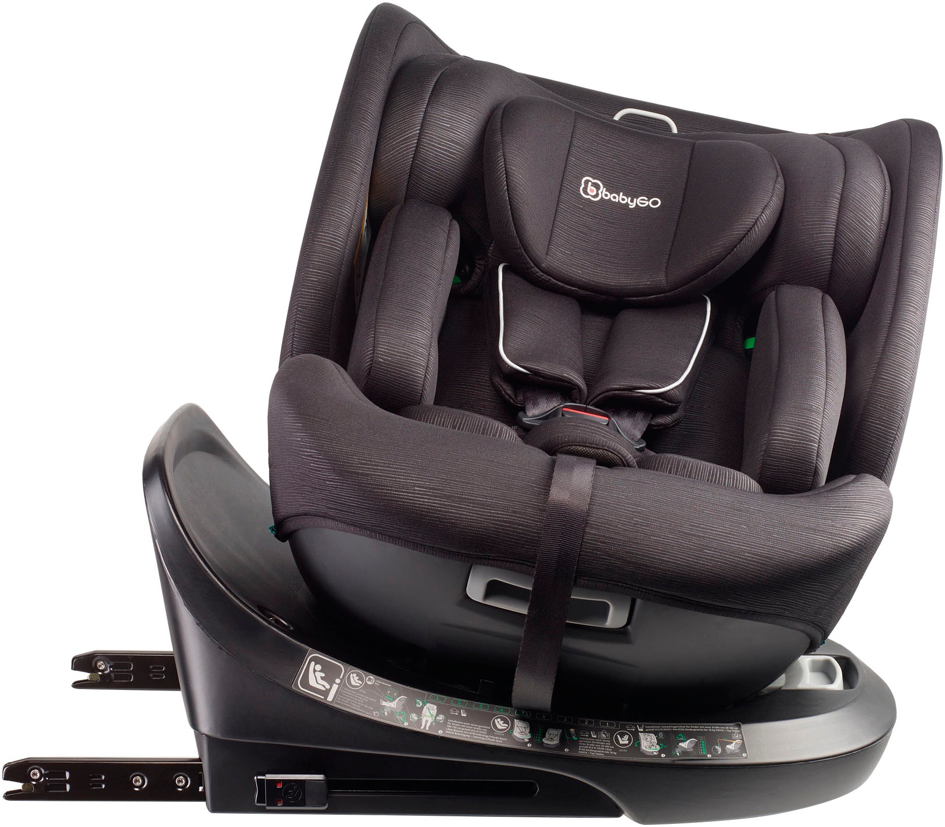 BABYGO Baby Autokindersitz "Protection 360 Grad", schwarz, Kindersitze