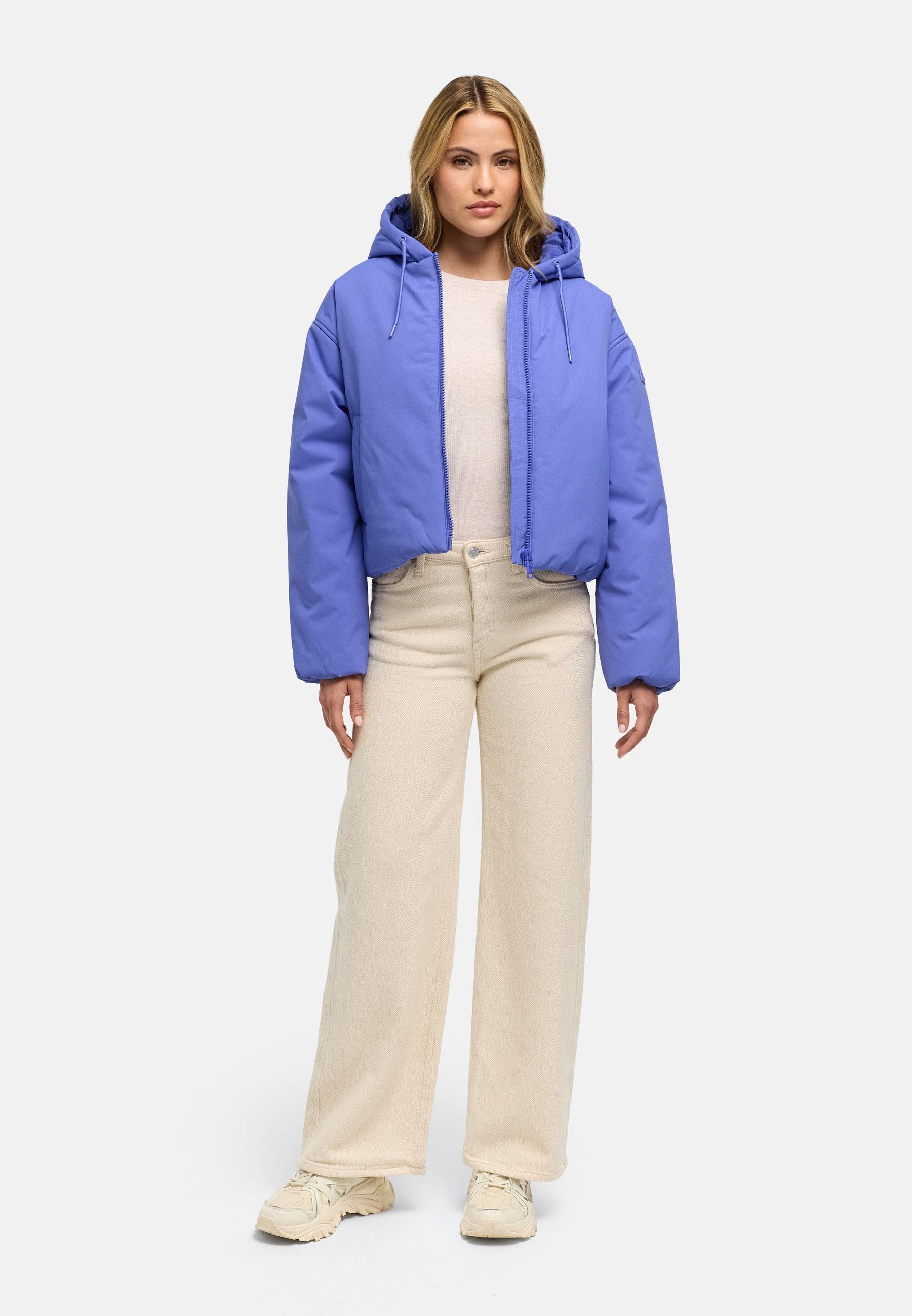 Navahoo Winterjacke »Biscuitaa 14« mit Kapuze Kurze warme Damenjacke