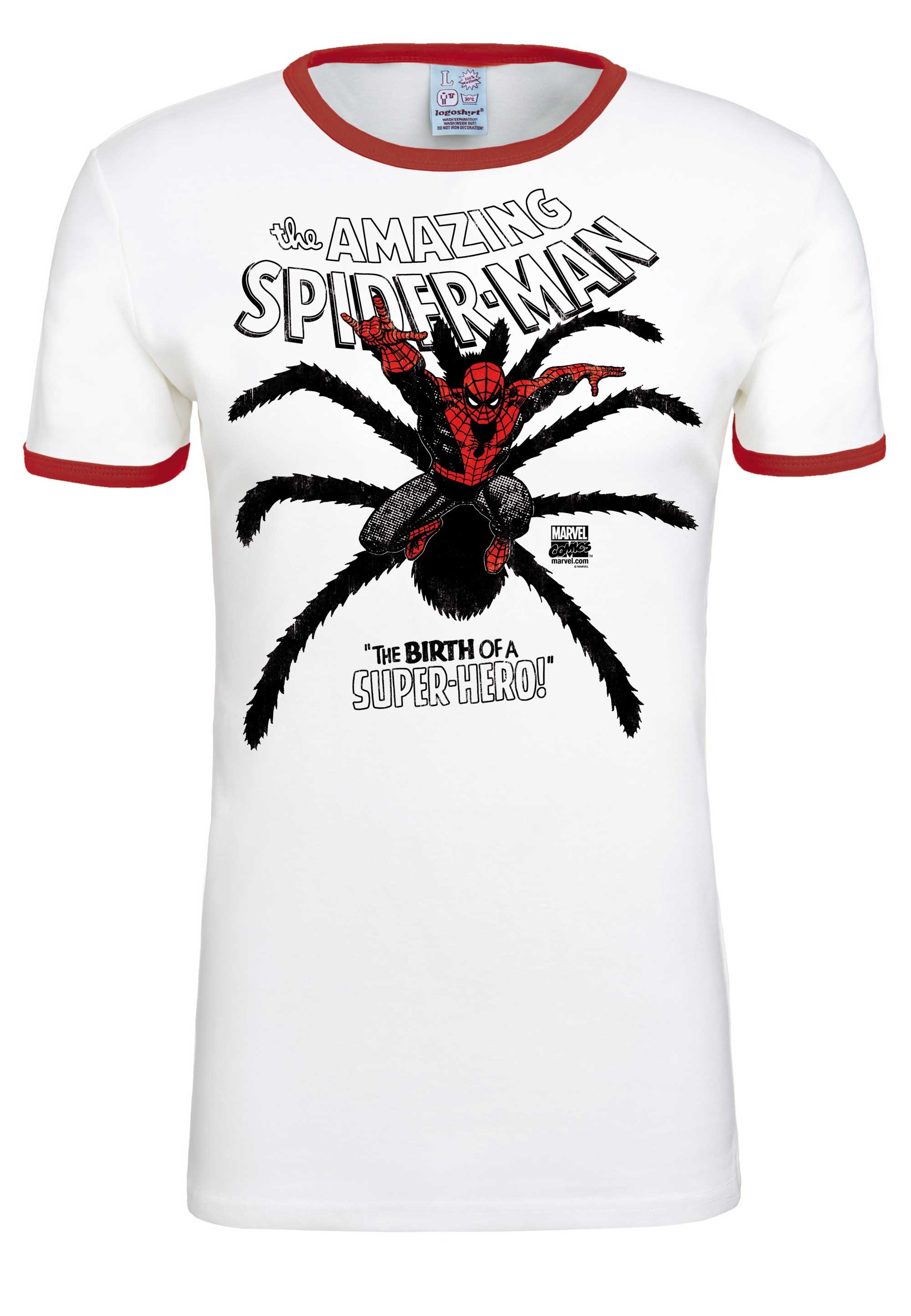 LOGOSHIRT bestellen lizenziertem BAUR T-Shirt mit »Spider-Man«, Originaldesign |