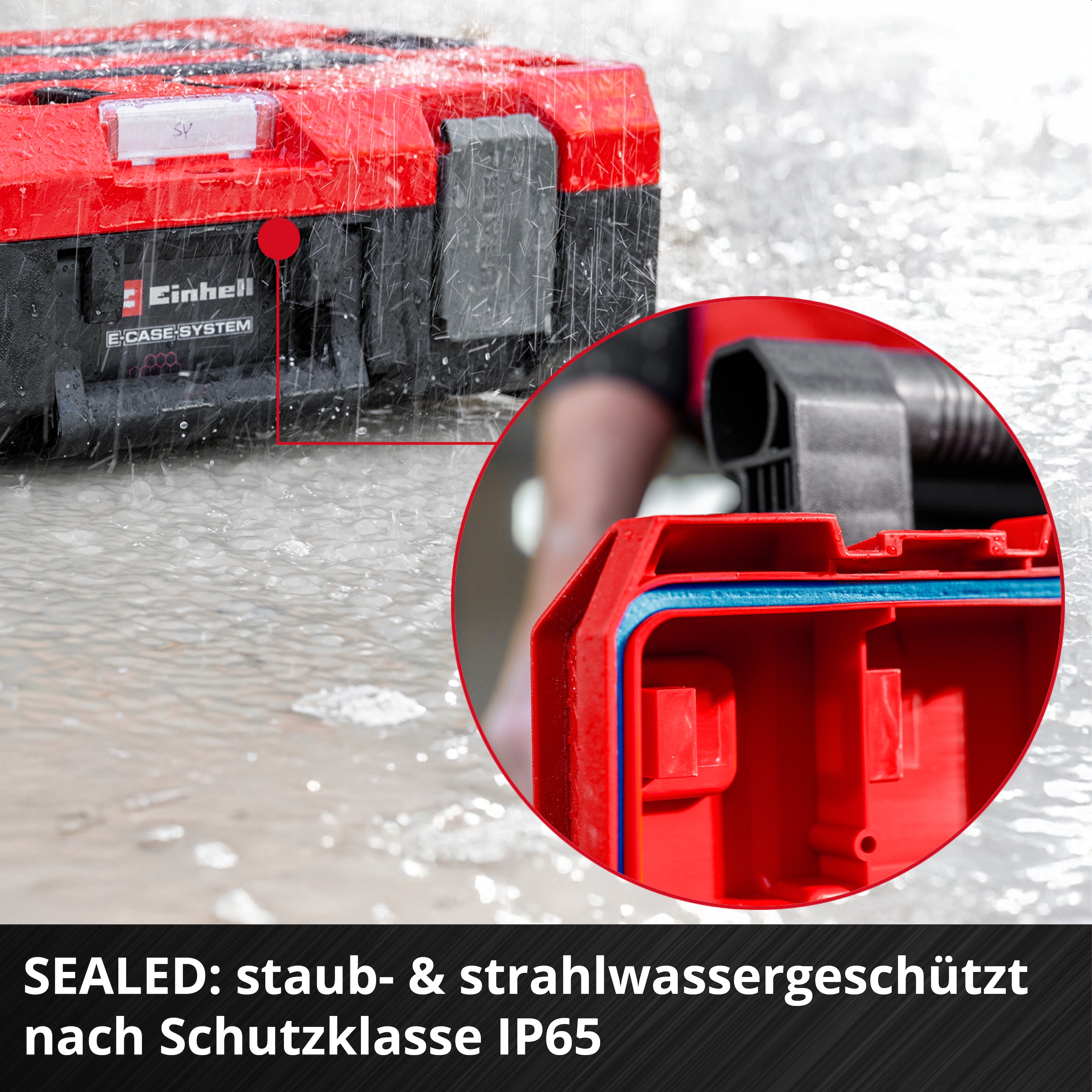 Einhell Werkzeugkoffer »E-Case M SEALED«
