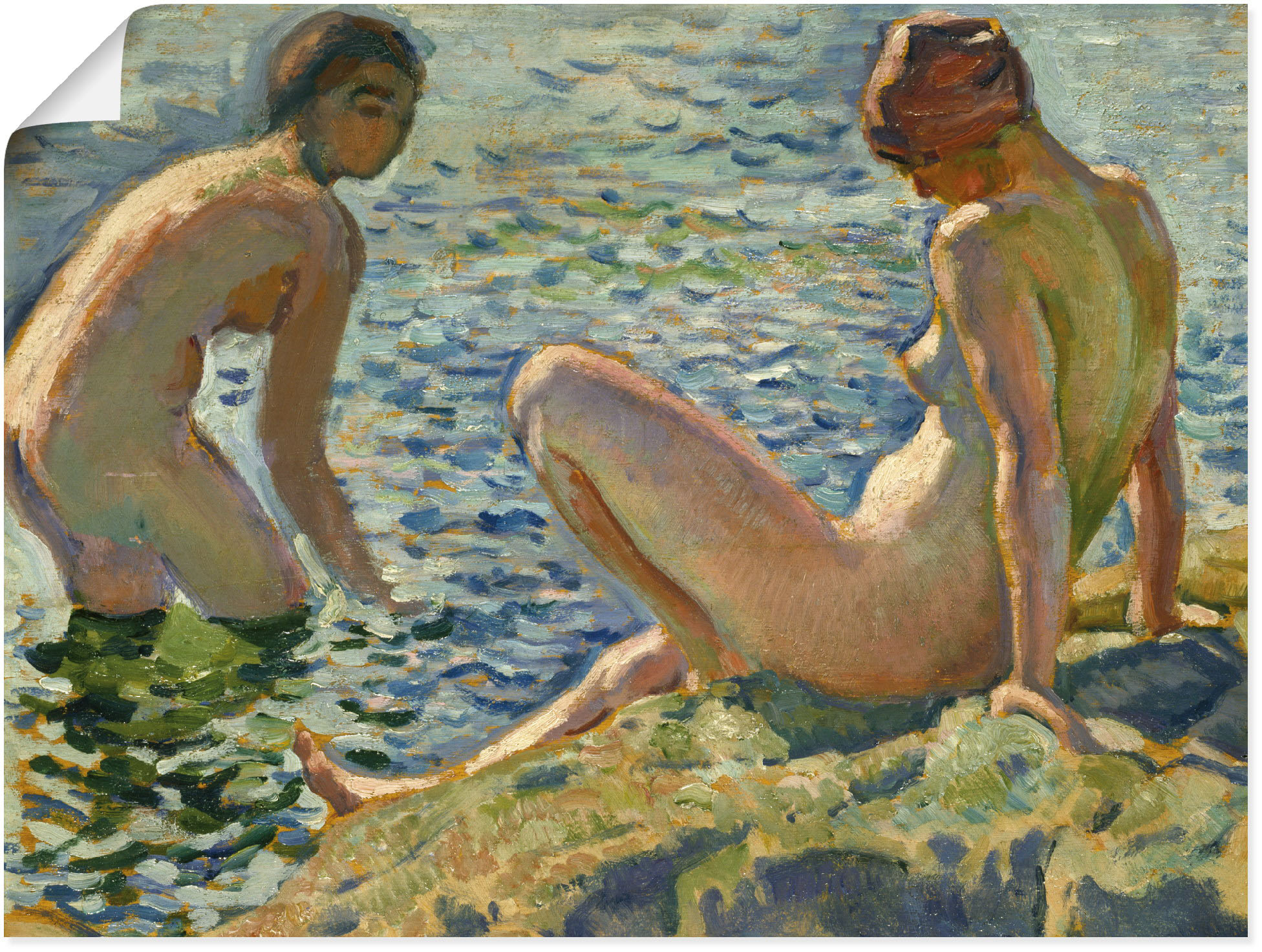 Artland Poster "Les Baigneuses. Die Badenden" Bilder von Frauen 1 Stk. tlg. ohne Rahmen