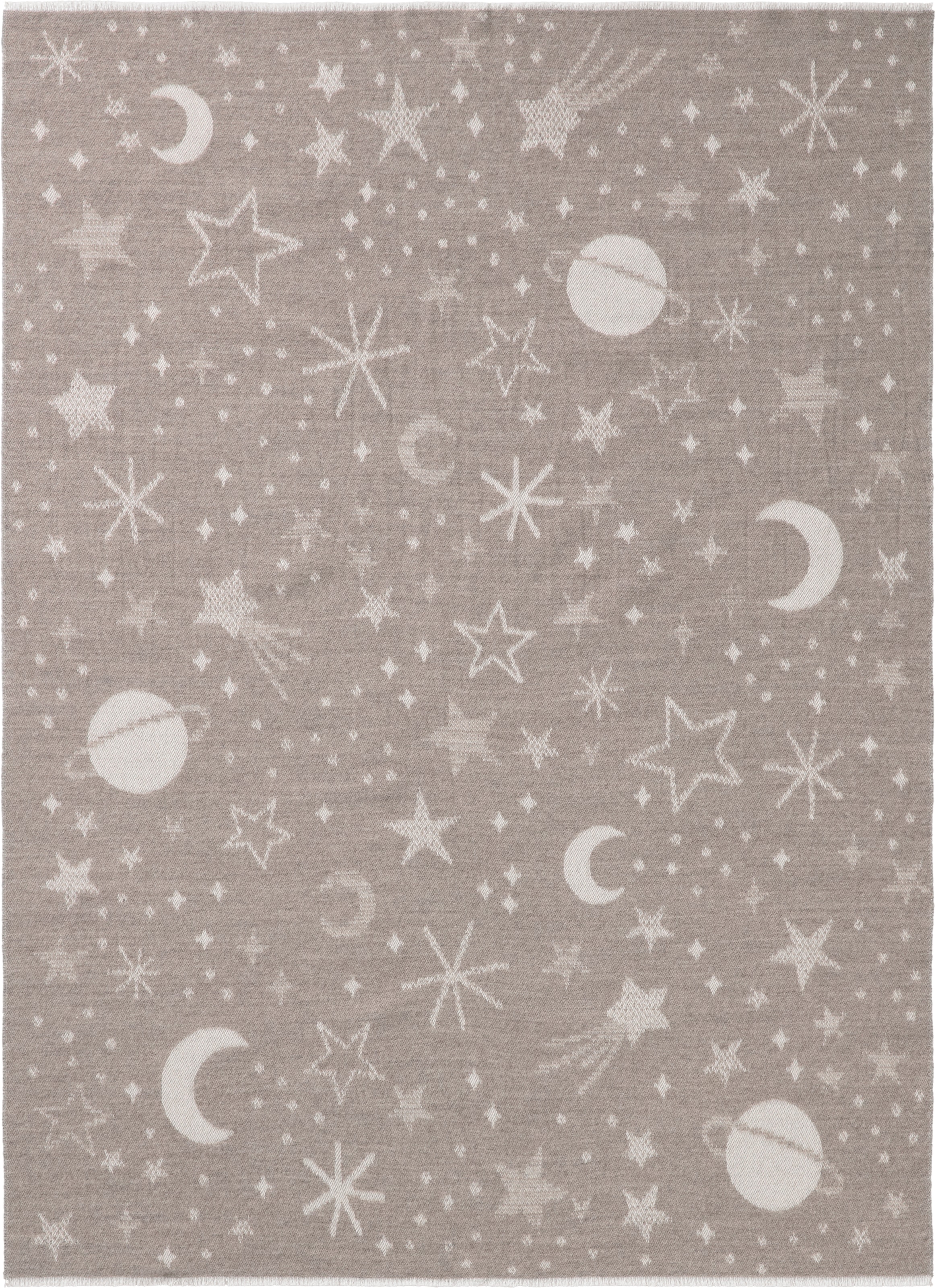 Biederlack Babydecke "Babydecke Universe" 75 x 100, mit kurzen Fransen günstig online kaufen
