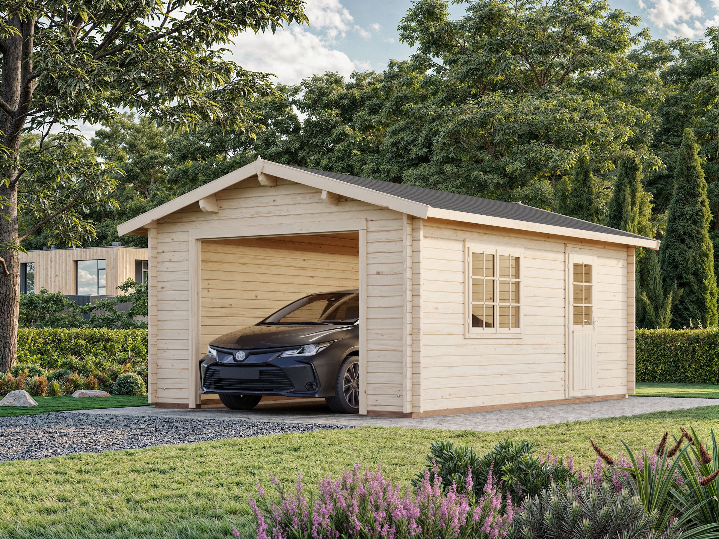 Palmako Garage »Roger, ohne Tor« BxTxH: 426x598x276 cm