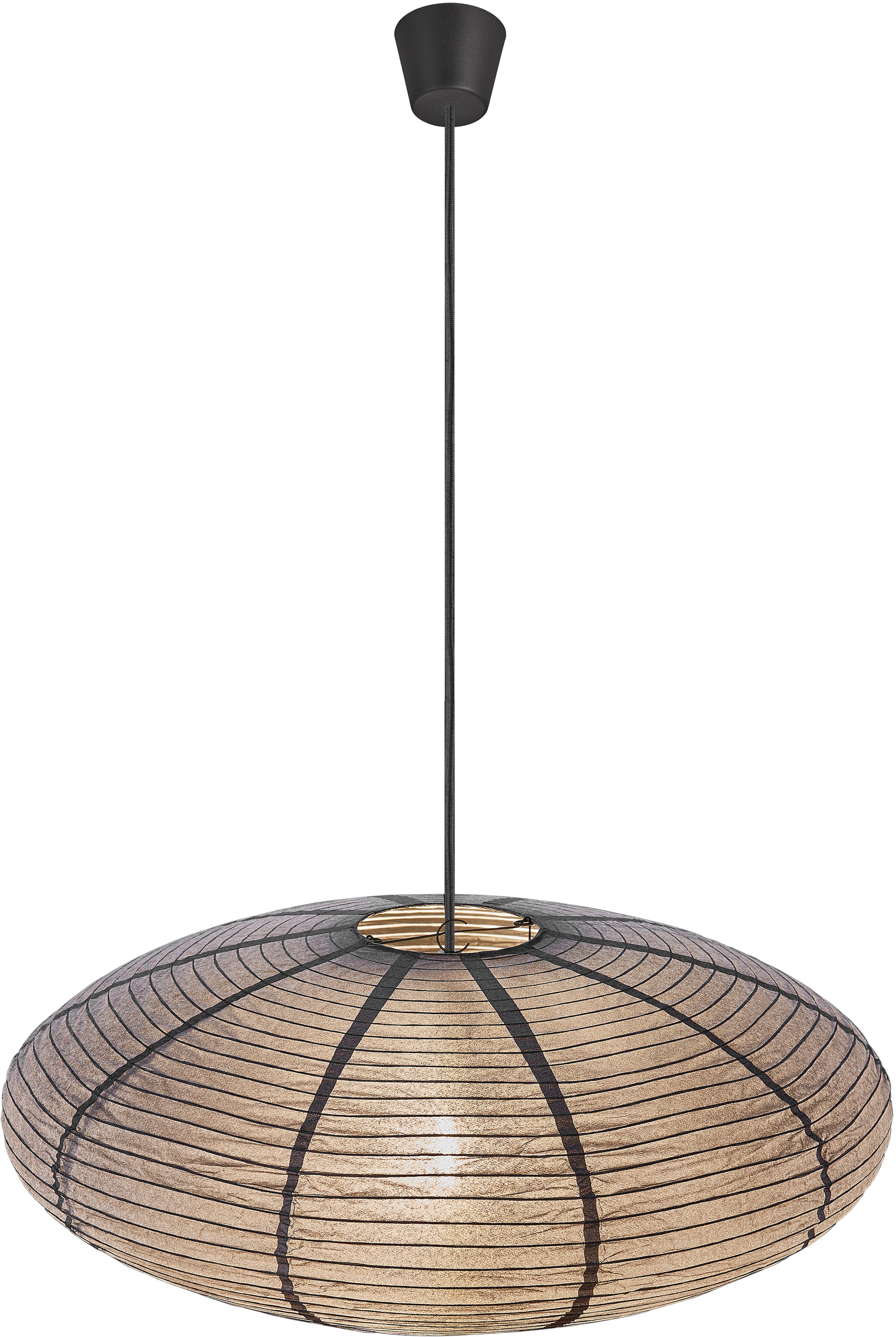 Nordlux Pendelleuchte »Villo Lampenschirm ohne Pendel/Fassung«, Natürliches Material, Retro-Design, Bietet ein weiches, diffuses Licht