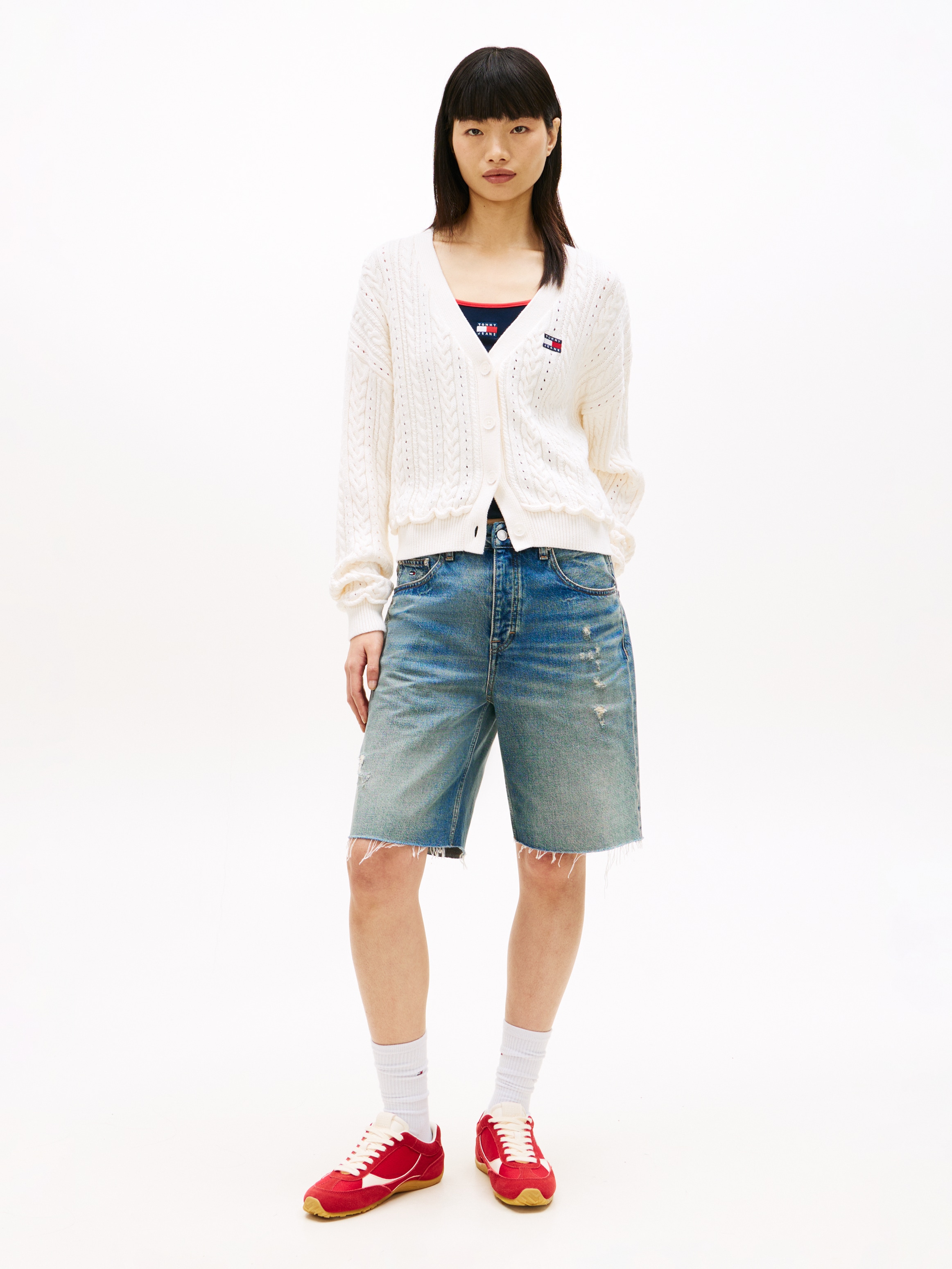 Tommy Jeans Strickjacke »TJW BOXY GMD CARDIGAN«
