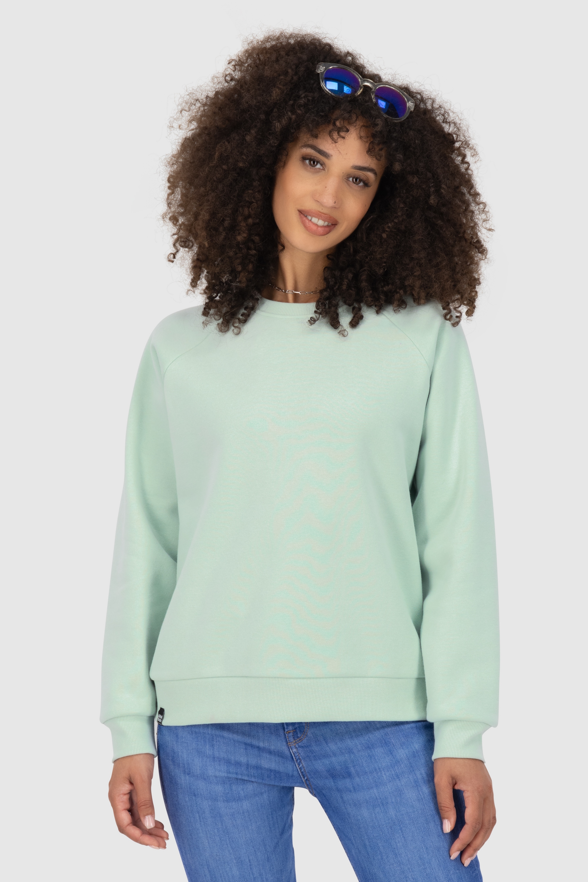 Alife & Kickin Kapuzensweatshirt »Damen NeaAK A«, Basic Pullover mit Rundhalsausschnitt in Oversize Schnittform