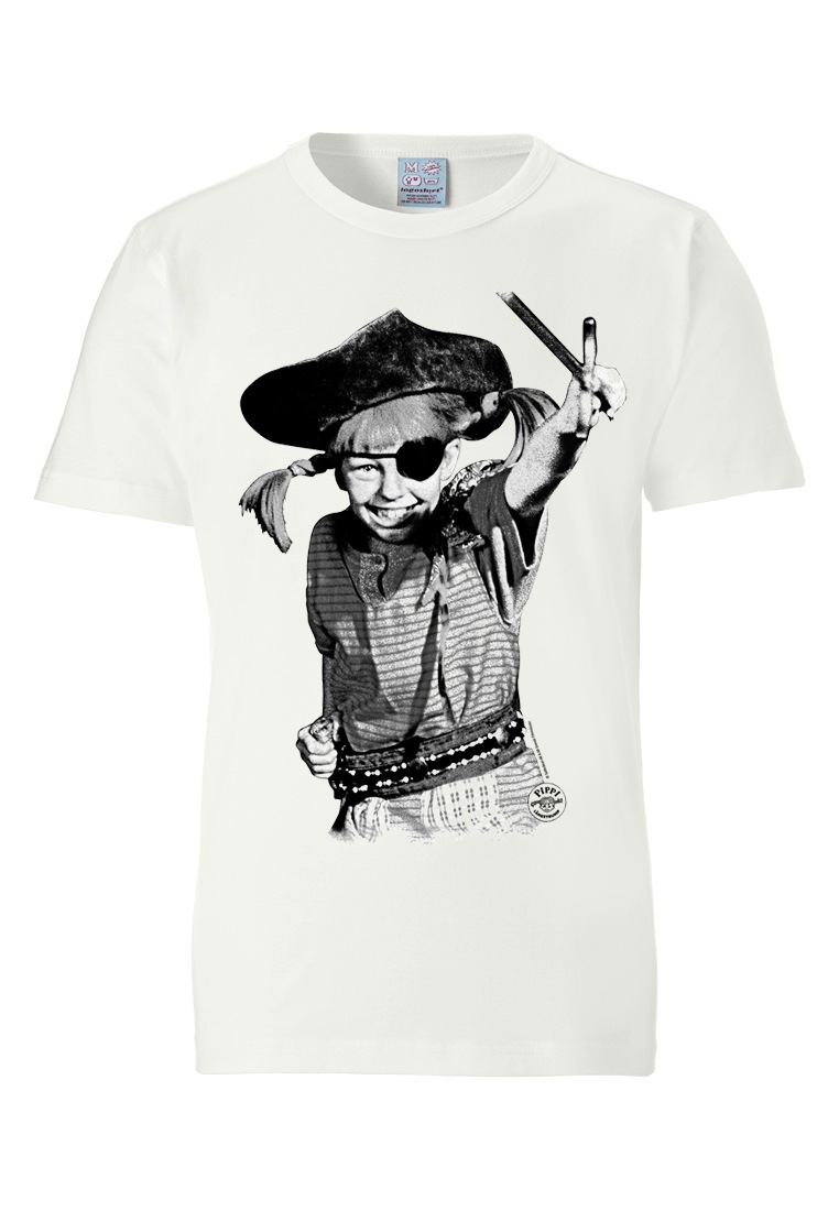 LOGOSHIRT T-Shirt »Pippi Langstrumpf - Pirat«, mit coolem Print