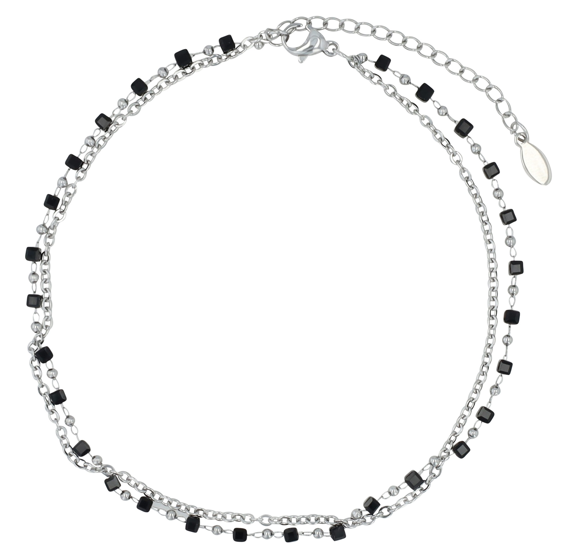 ADELIA ́S Damen Kettenanhänger "Damen Anhänger aus Edelstahl mit Perle", Edelstahlsilber, Edelstahl, Schmuckanhänger, Schöne Geschenkidee zum Jubiläum