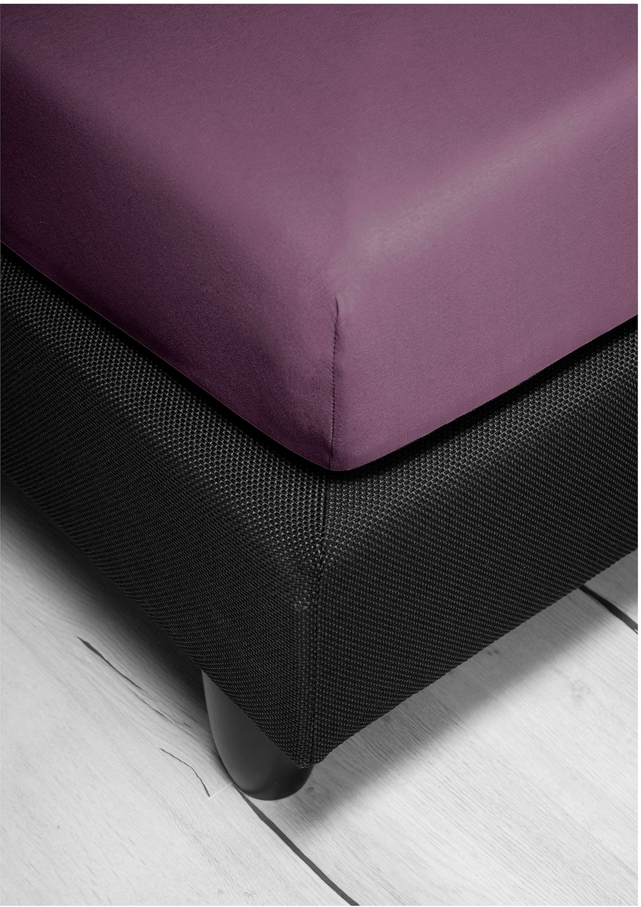 Thumbnail - BIERBAUM Spannbettlaken "Jersey" 95 % Baumwolle und 5 % Elasthan für optimale Weichheit und Dehnbarkeit