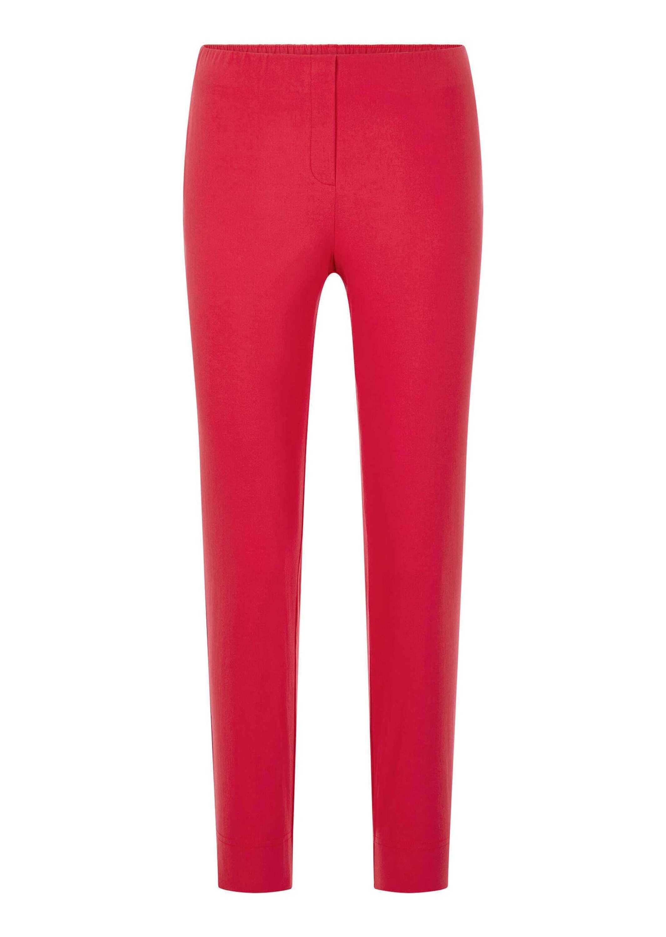 GOLDNER Stoffhose "Kurzgröße Elegante 7/8-Hose mit Schlupfbund" figurschmeichelde Schnittführung