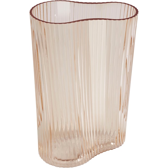 Glas, St.), LeGer BAUR ca. Tischvase by »Andriana«, Dekovase, Gercke (1 Höhe Home bestellen Rillenoptik, Lena 23 | cm aus