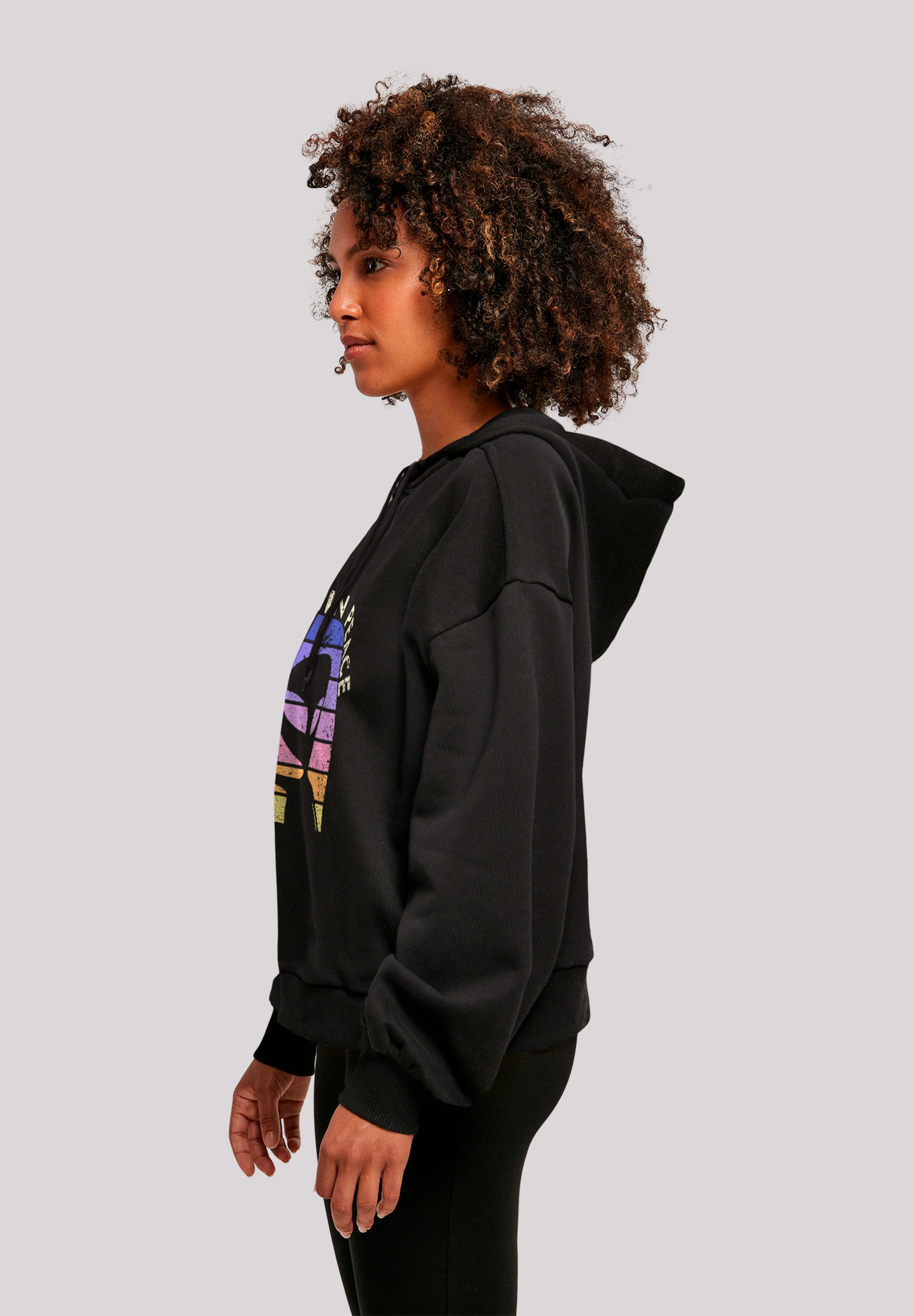 F4NT4STIC Sweatshirt »Alien Peace Sunset«, Premium Qualität