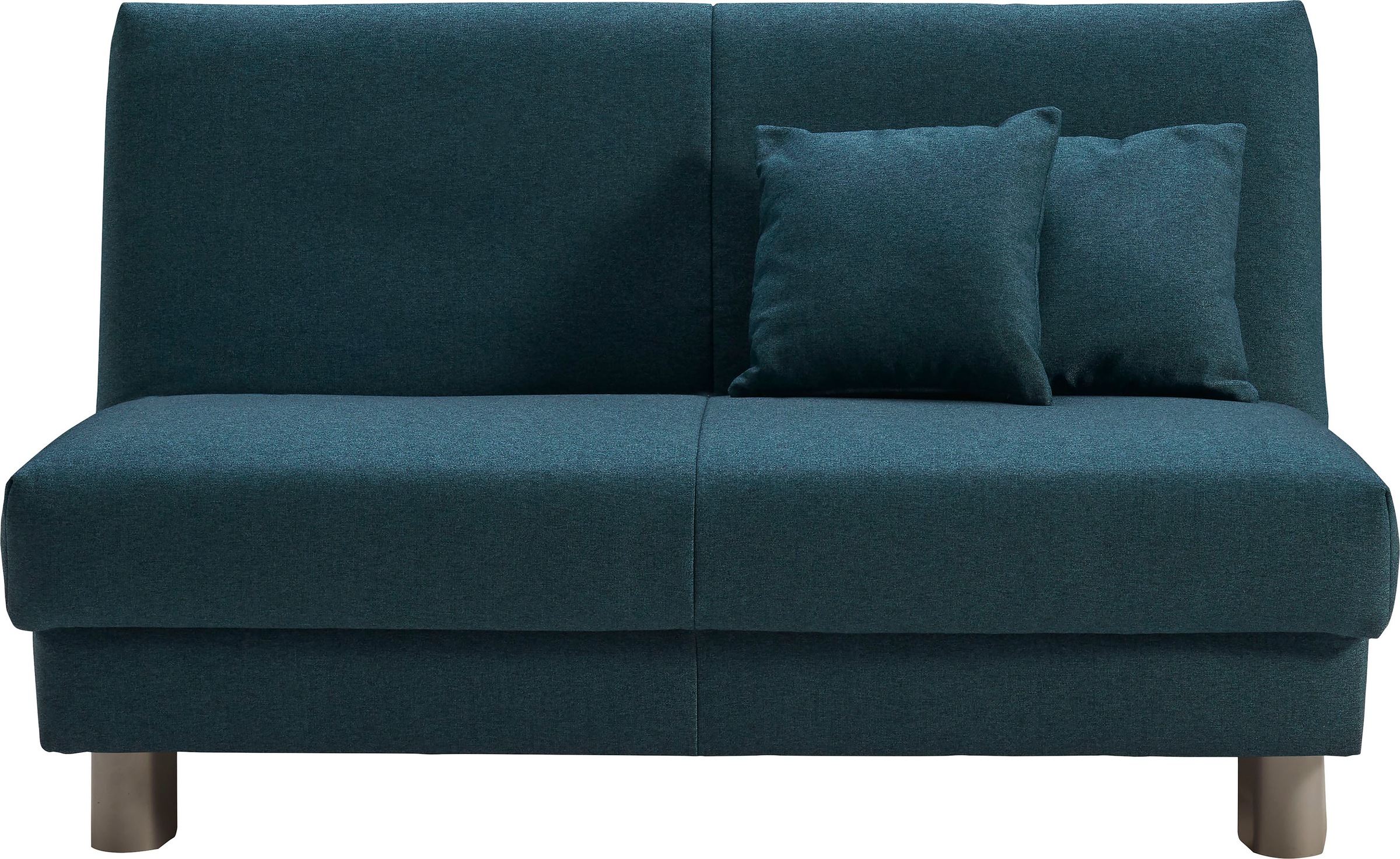 ell + ell Schlafsofa »Enny«, Liegefläche Breite 120 oder 140 cm, Liegehöhe 45 cm, Füße alufarben