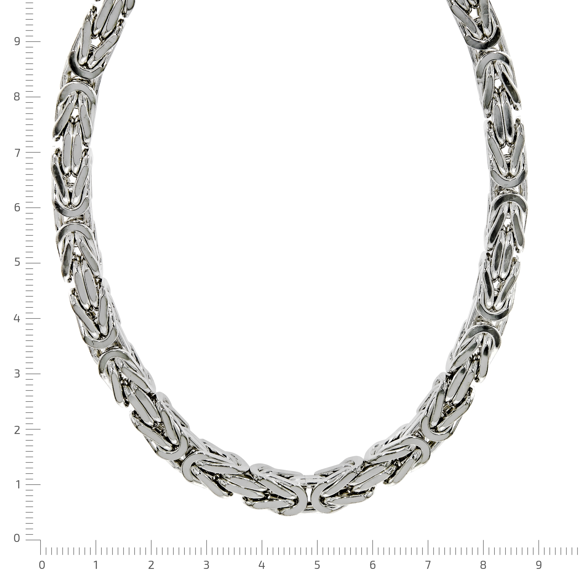Zeeme Collierkettchen »Silber 925 poliert Königskette 7mm breit«