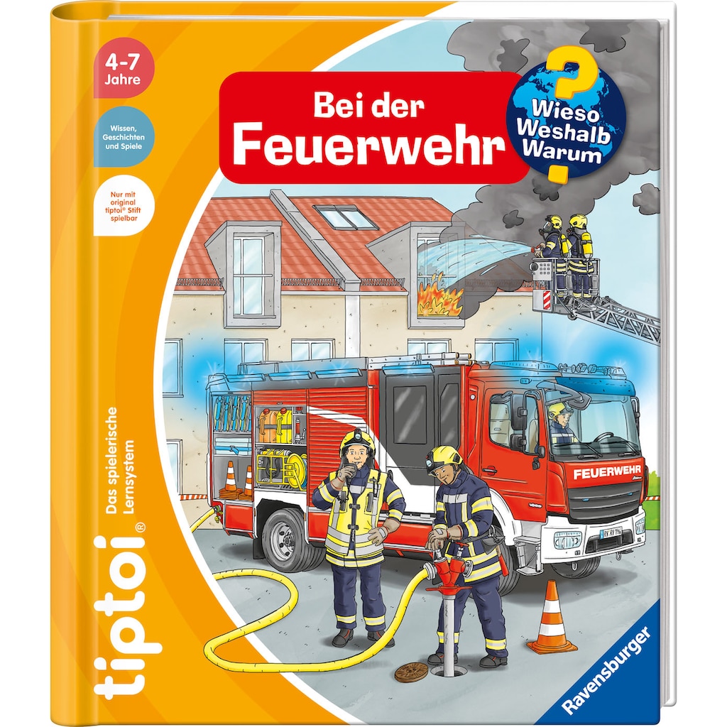 Ravensburger Buch »tiptoi® Wieso? Weshalb? Warum? Bei der Feuerwehr«