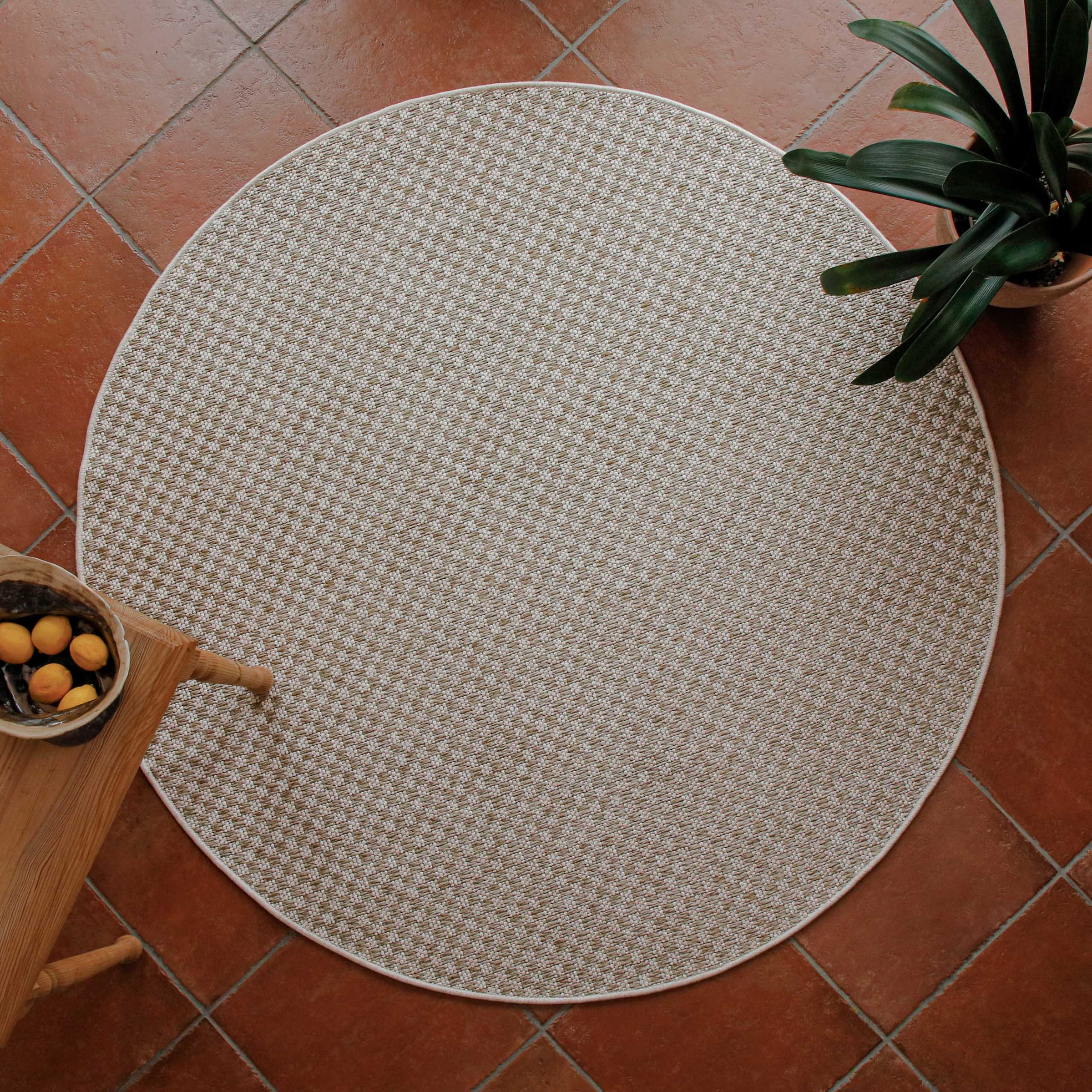 Wecon home Teppich "Miami South Beach" rund 5 mm Höhe In- & Outdoor Teppich günstig online kaufen