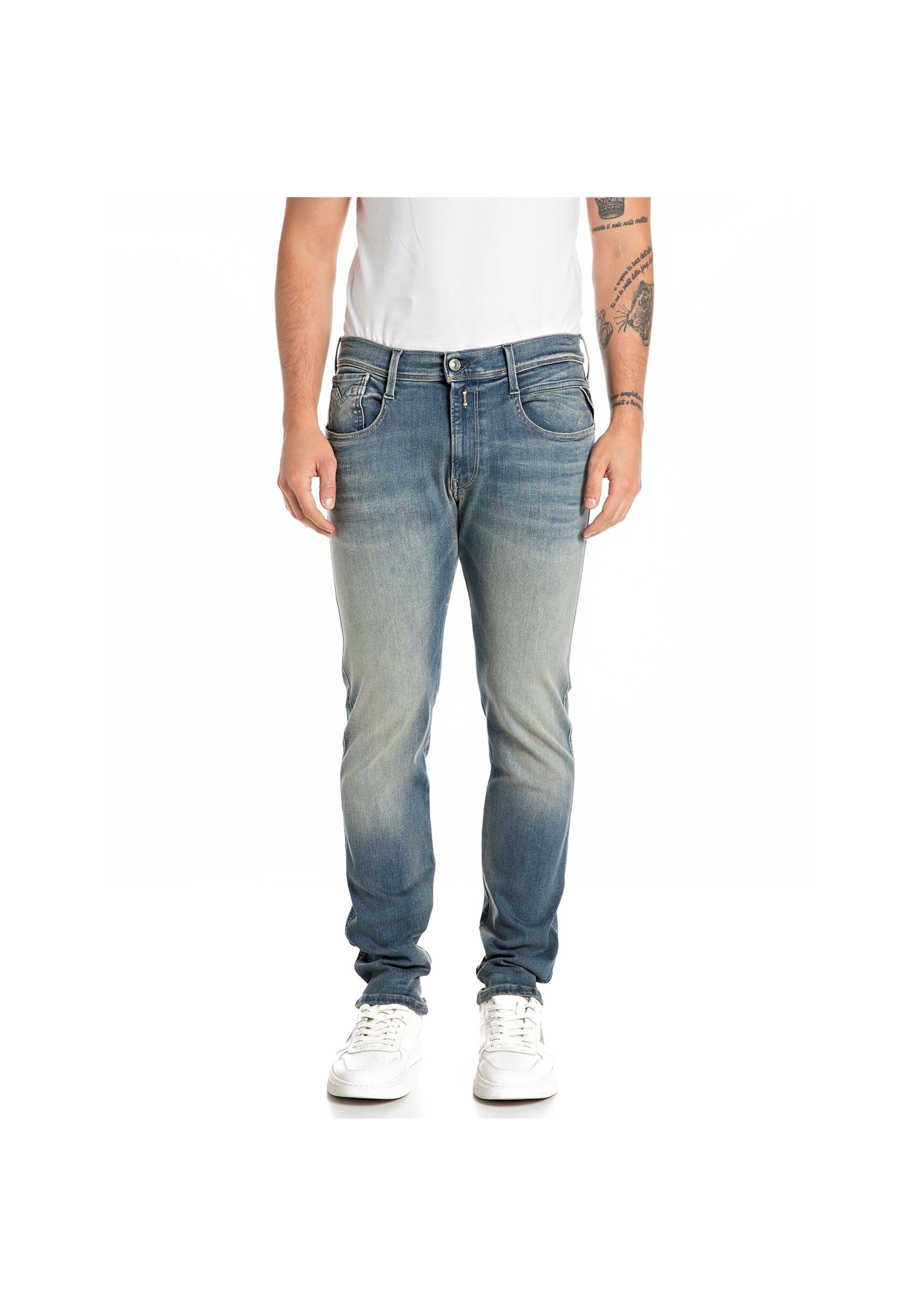 Replay Regular-fit-Jeans "Jeans Hyperflex Stretch ANBASS" günstig online kaufen