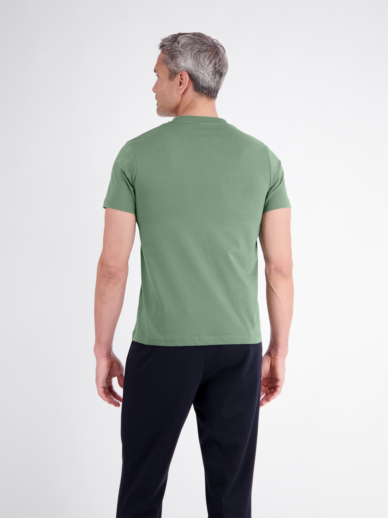 LERROS Rundhalsshirt »T-Shirt aus reiner Baumwolle mit lässigem Slogan-Print«
