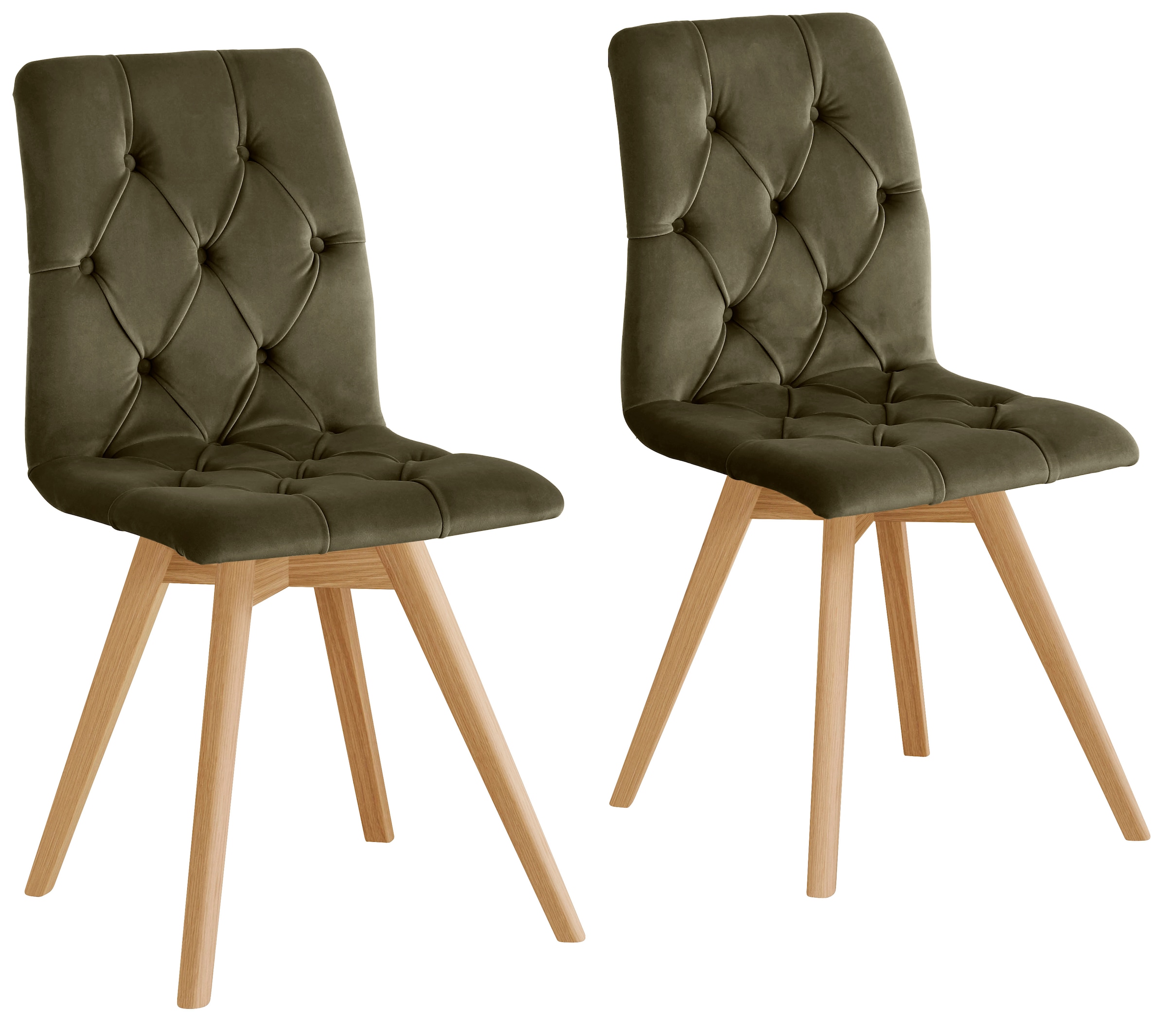 andas Esszimmerstuhl "Rania" (Set) 4 Stk. Samtoptik im 2er/4er/6er Set, Mas günstig online kaufen