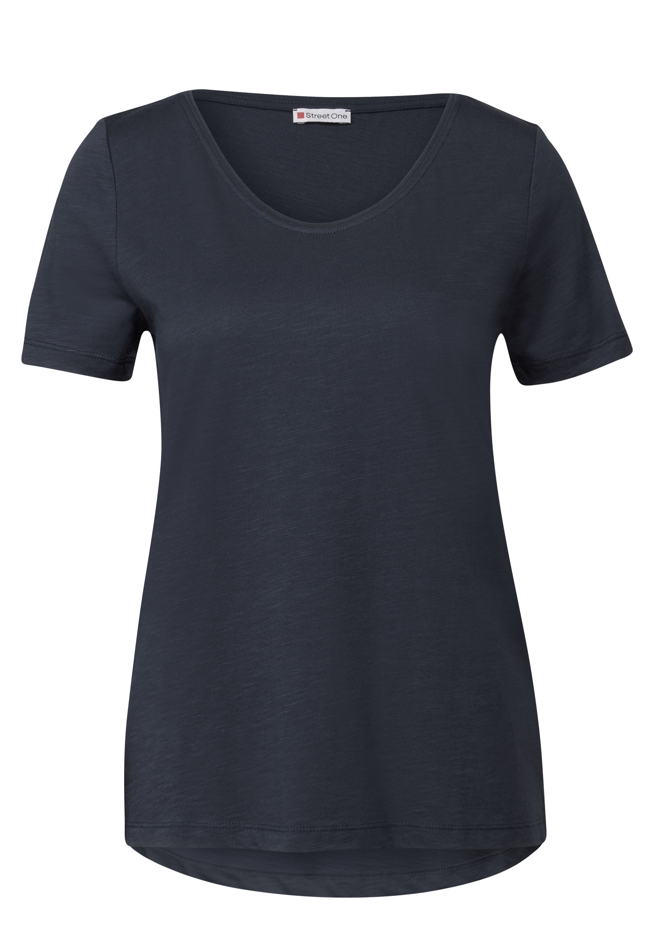 STREET ONE V-Shirt, im soften Baumwoll-Mix