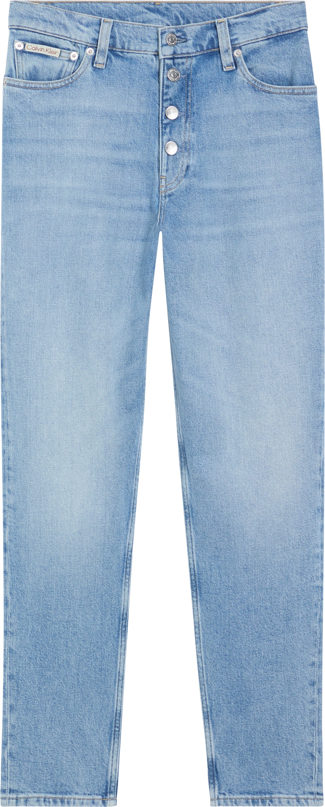 Calvin Klein Jeans Mom-Jeans »MOM JEAN«, mit offener Knopfleiste