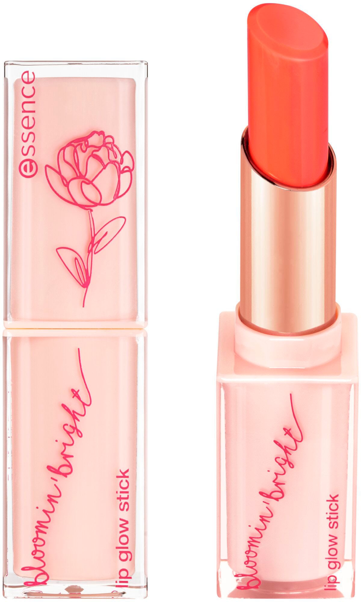 | online bright BAUR bestellen 3 Lippenbalsam stick«, Essence lip (Set, tlg.) »bloomin\' glow