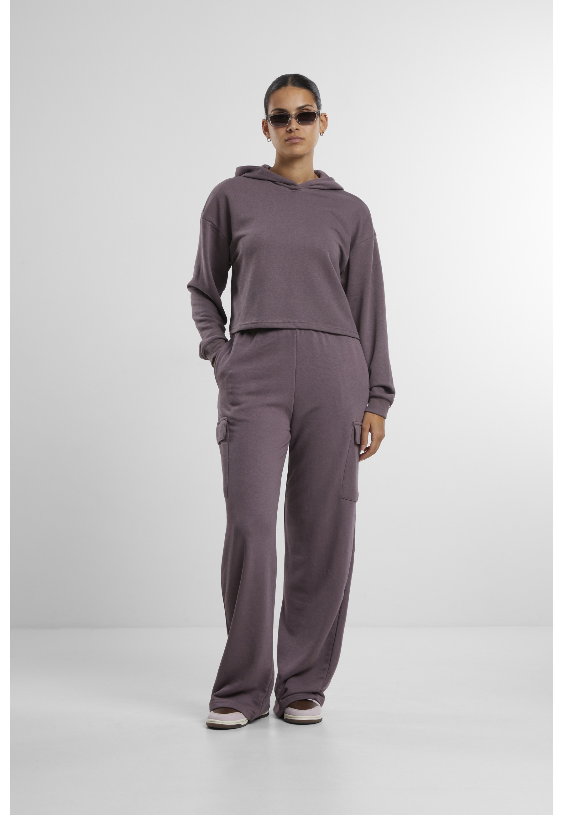 URBAN CLASSICS Kapuzensweatshirt »Urban Classics Damen Ladies Oversized Cropped Light Terry Hoodie«
