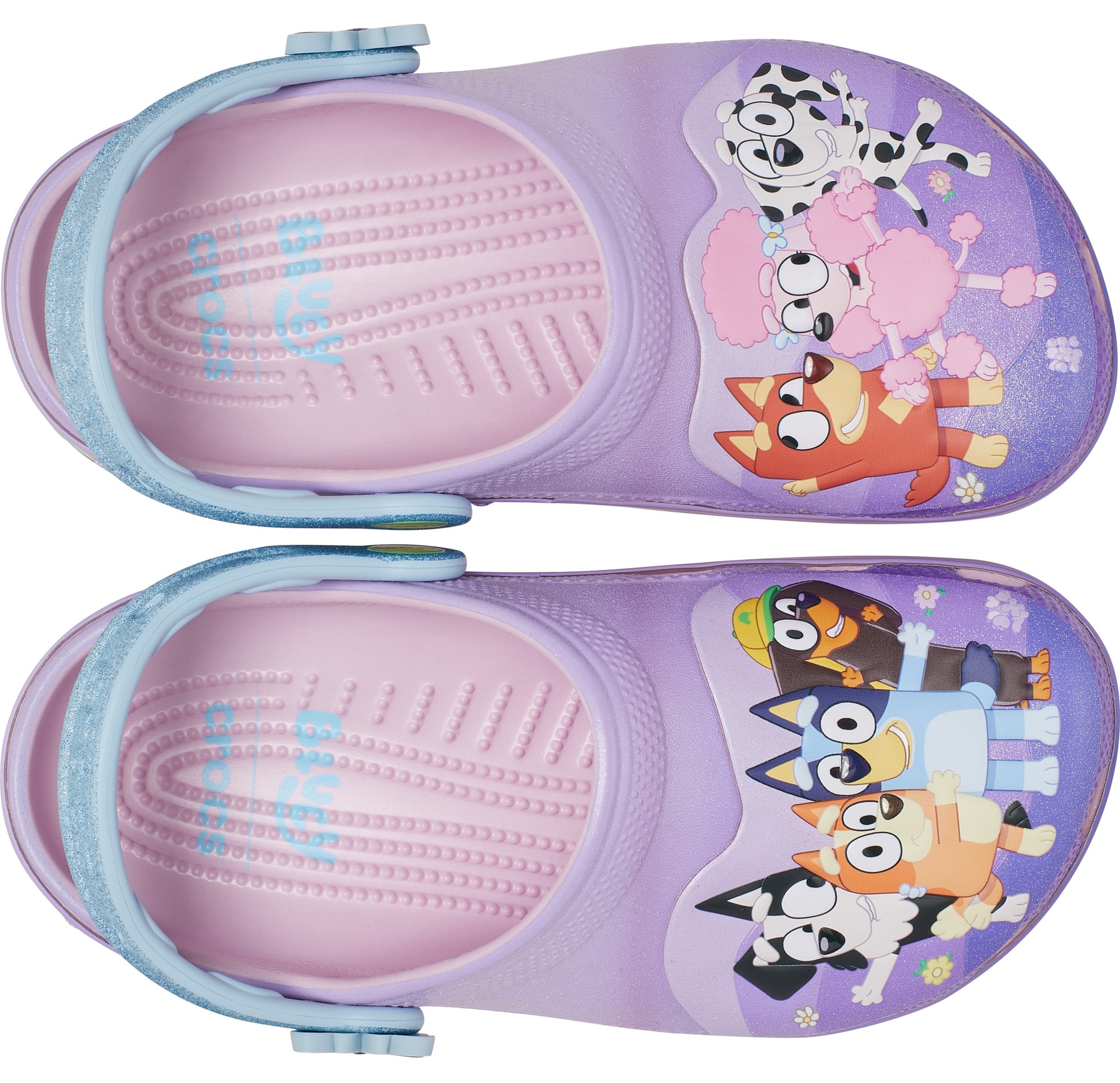 Crocs Clog »Bluey Multi Pink Classic«  Strandschuh, Sommerschuh, Hausschuh mit süßen Tiermotiven