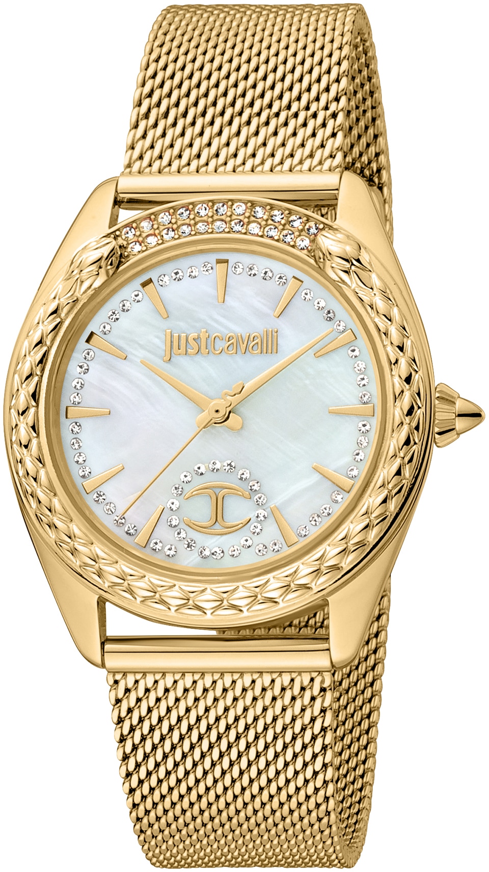 Just Cavalli Time Quarzuhr »JC PRESTIGIO 2, JC1L195M0225«, (Set, 2 tlg., mit Armband)