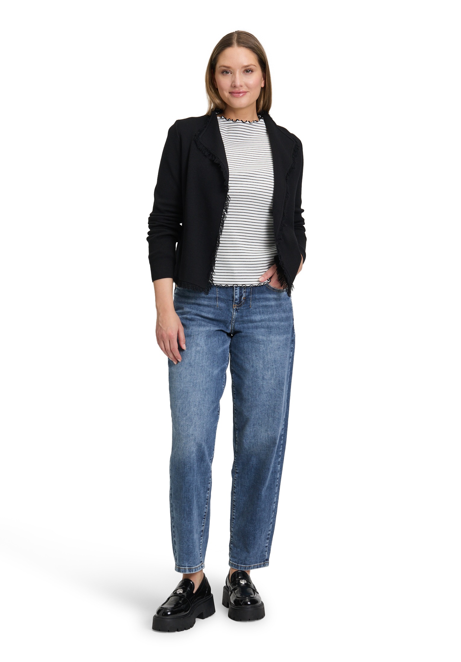 Cartoon Strickjacke »Cartoon Strick-Cardigan mit Fransen«