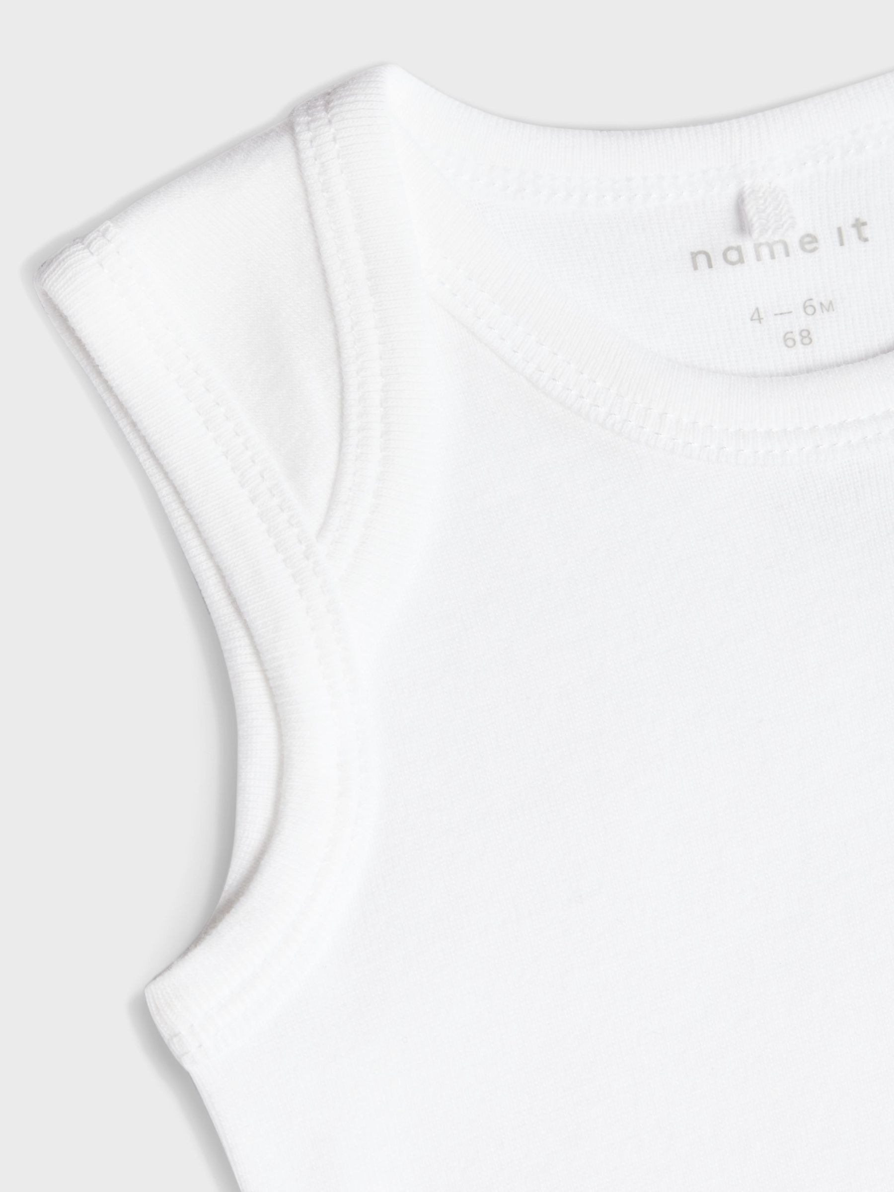 Name It Nbnbody 3P Tank Solid White 80 5