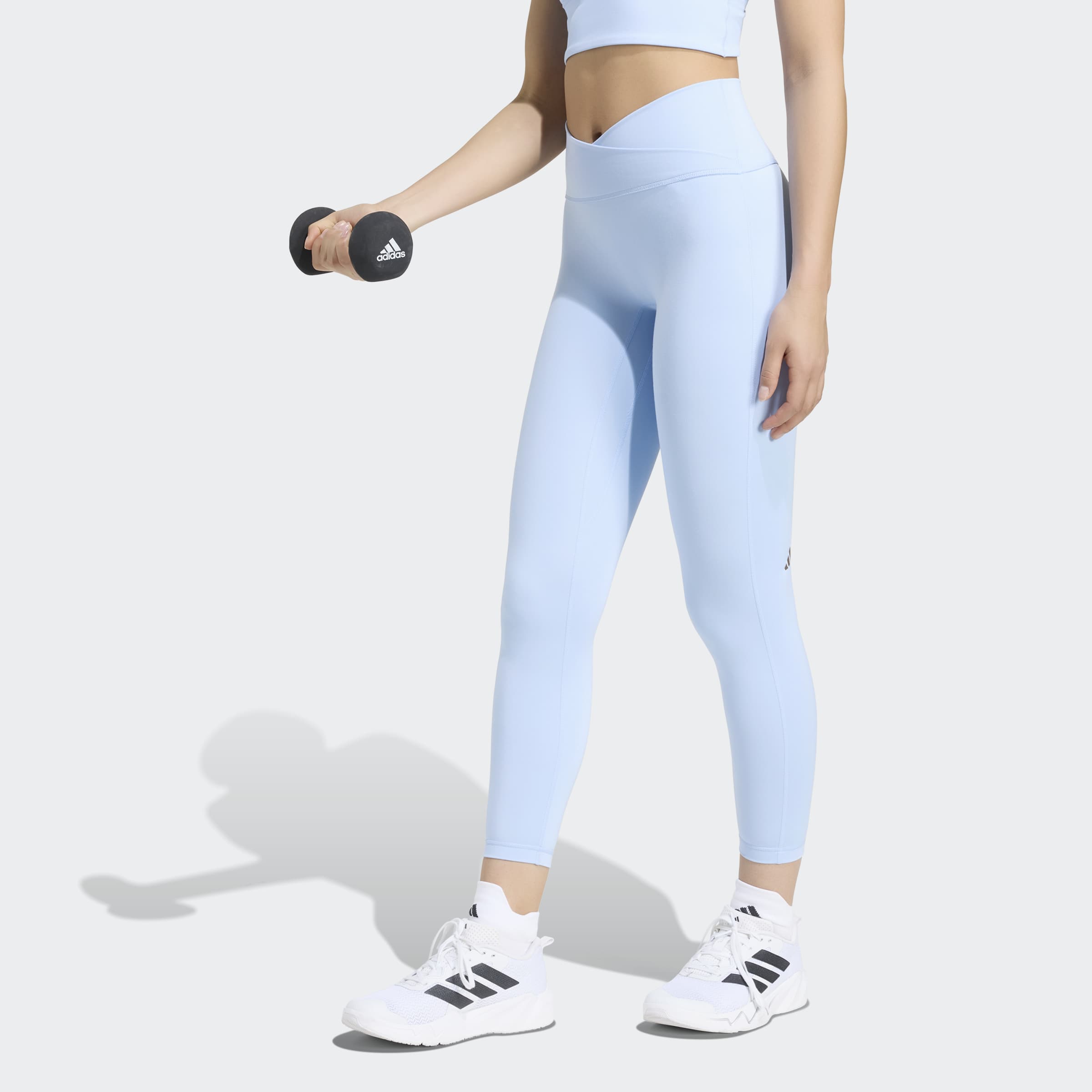 adidas Performance "3-STREIFEN STUDIO ALL ME 7/8 X-OVER LEGGINGS"