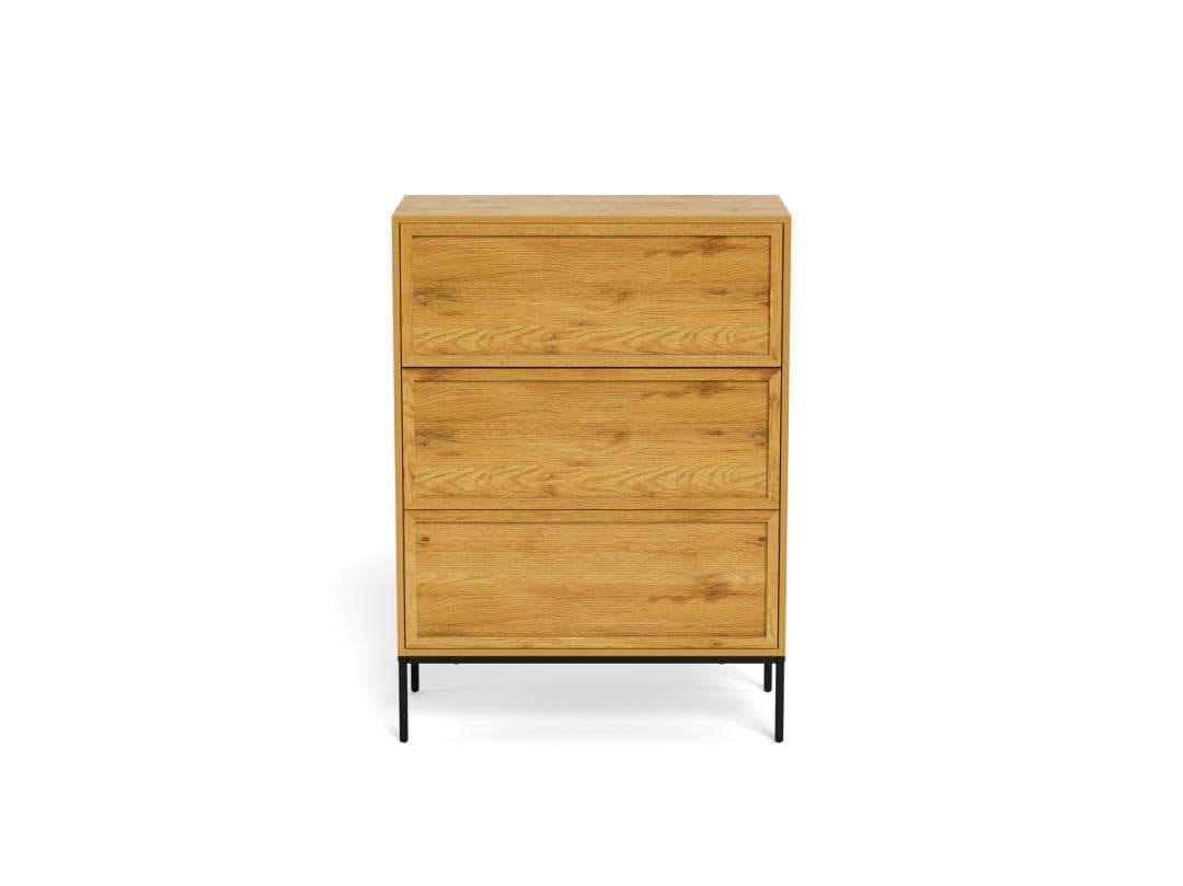 ACTONA GROUP Kommode »Schubladenschrank« Kommode, 3 Schubladen, 80x40x110
